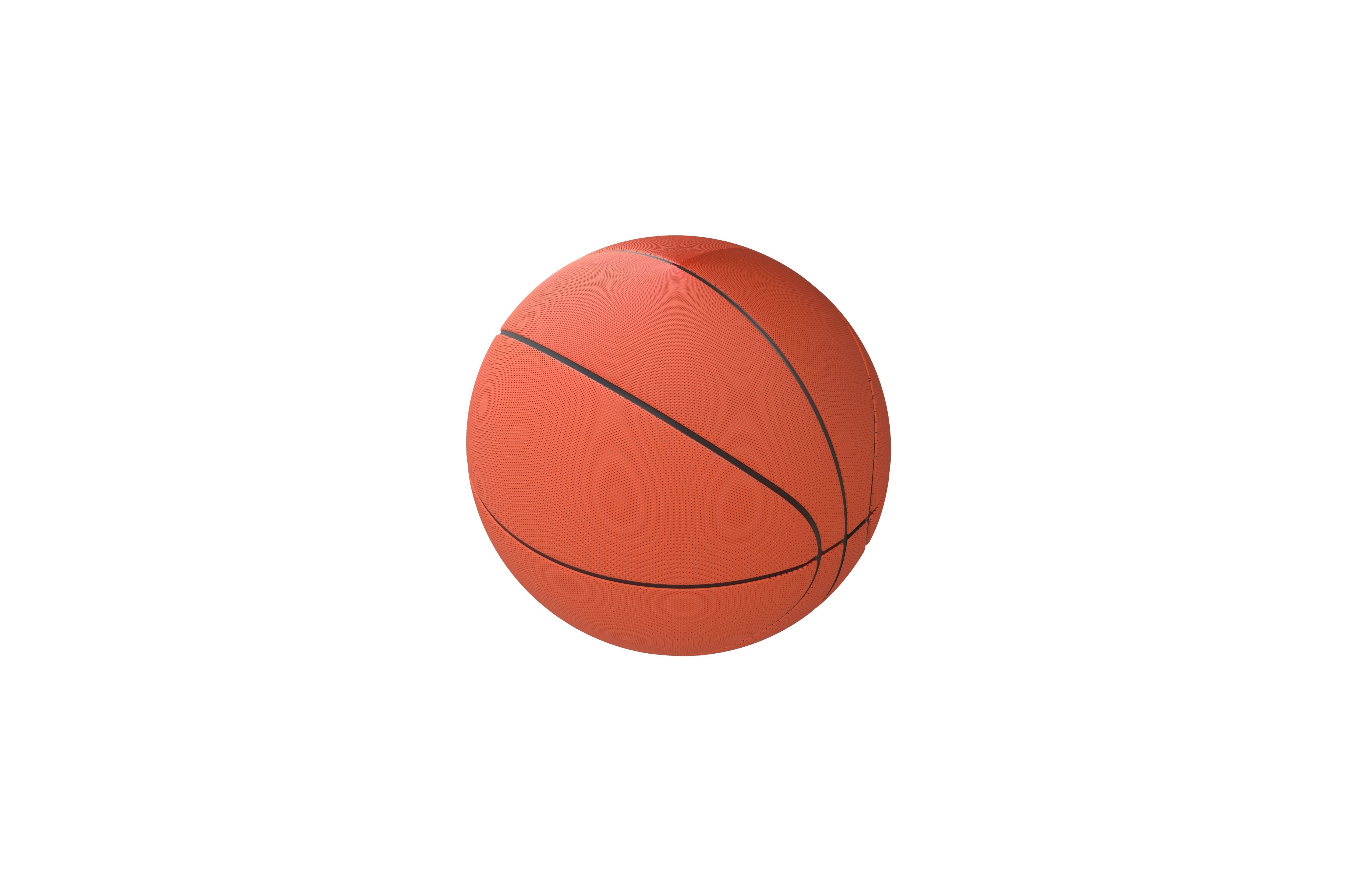 Basketball v1 001 Low-poly 3D model_4