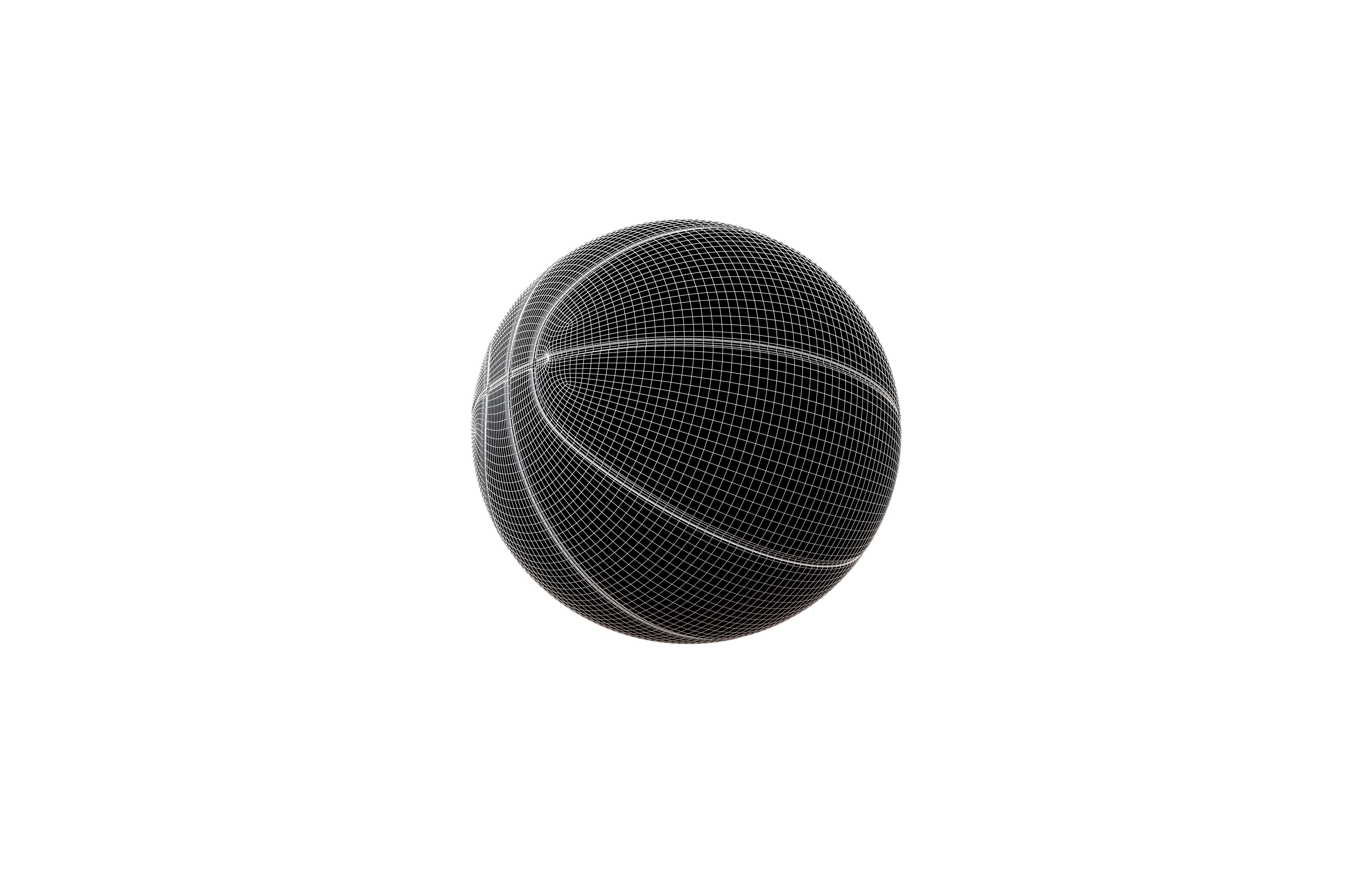 Basketball v1 001 Low-poly 3D model_8