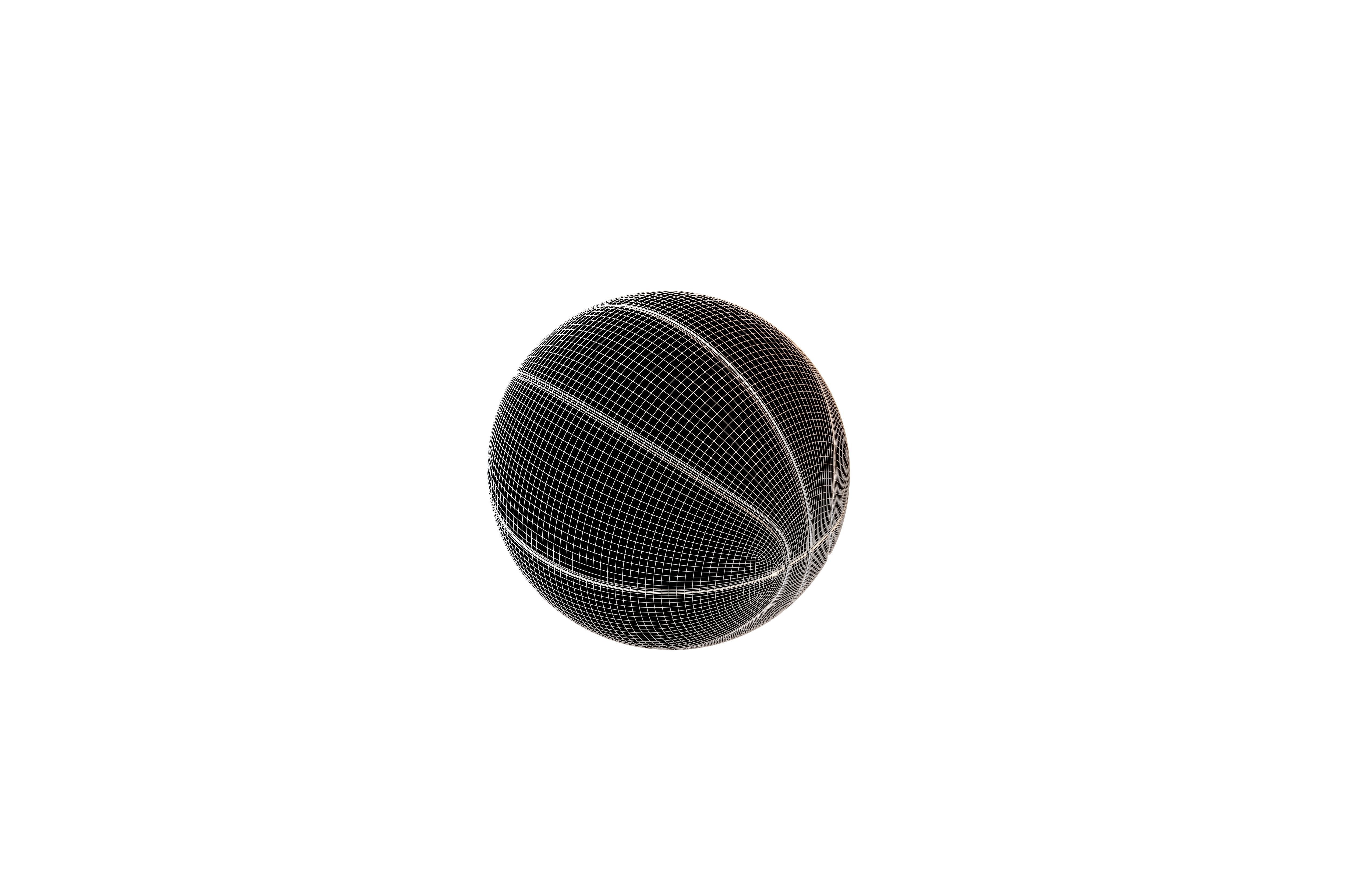 Basketball v1 001 Low-poly 3D model_7