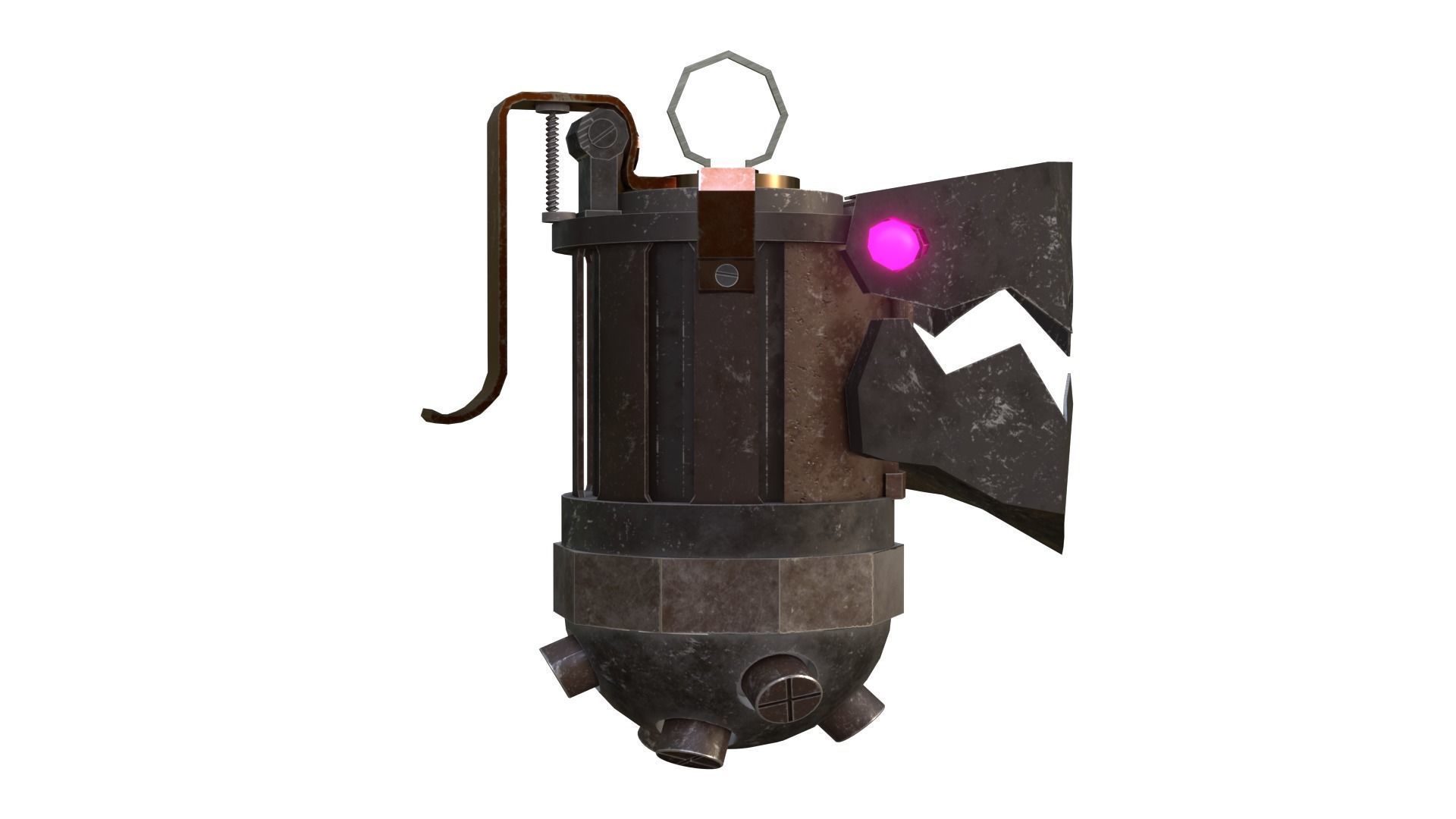 Jinx grenade Low-poly 3D model_8