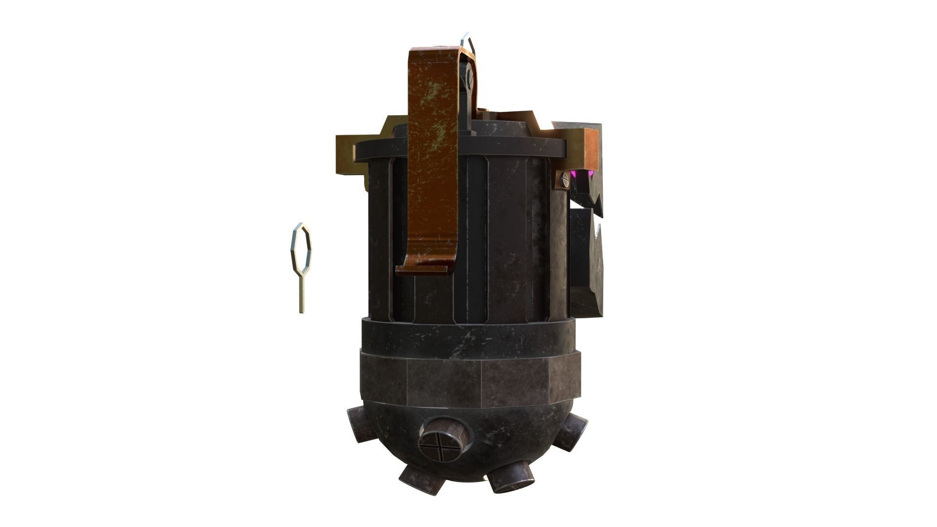 Jinx grenade Low-poly 3D model_9