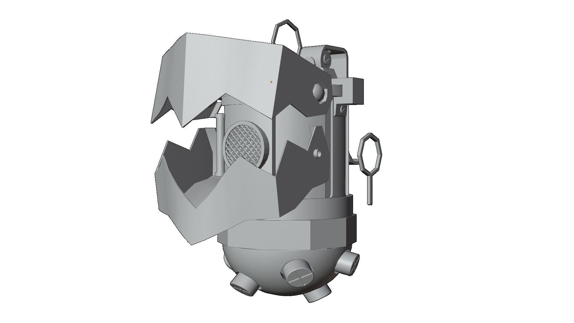 Jinx grenade Low-poly 3D model_6