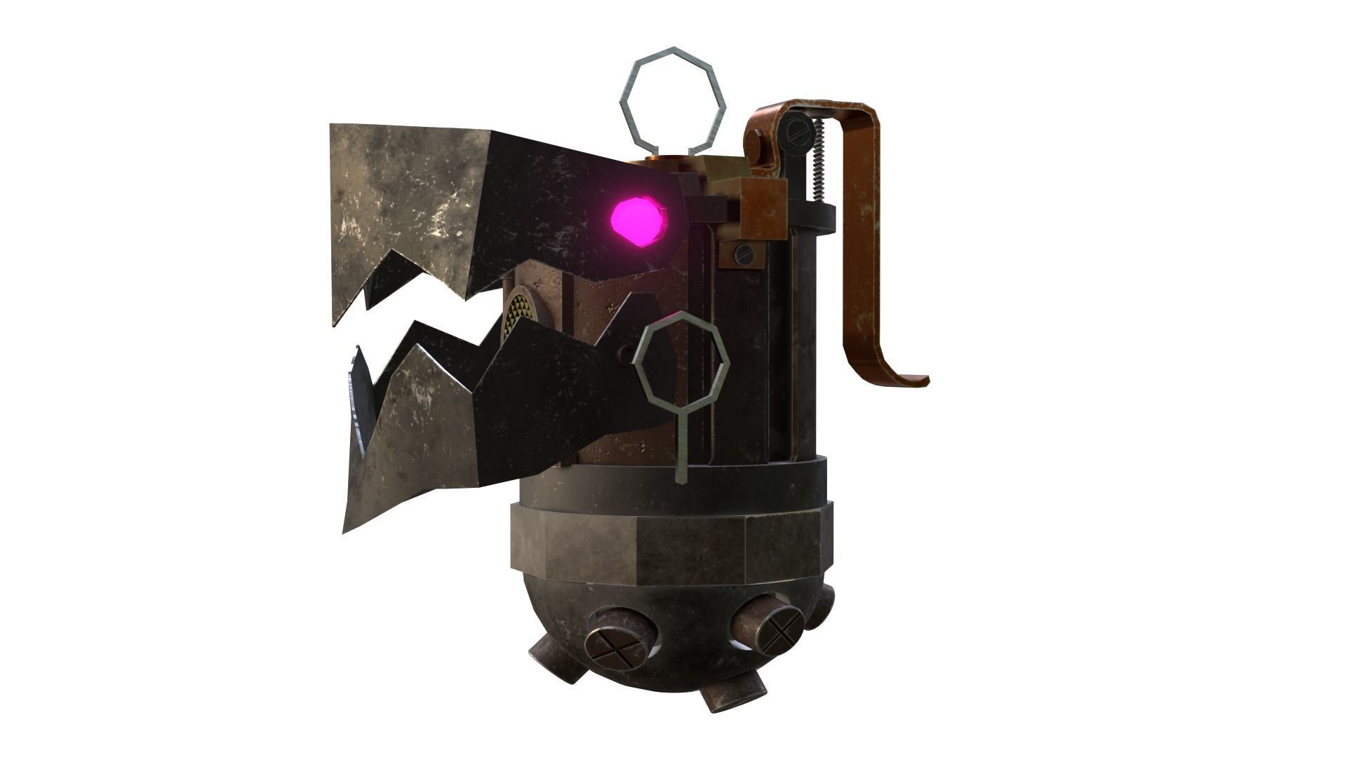 Jinx grenade Low-poly 3D model_7