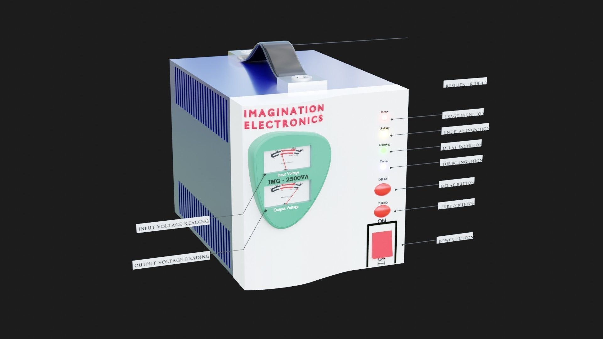Stablizer Power And Voltage Regulator 3D model_6