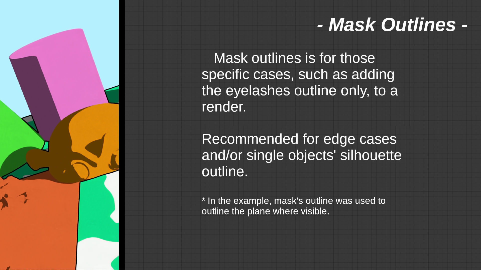 For Anime in Blender - Post Outlines 3D model_9