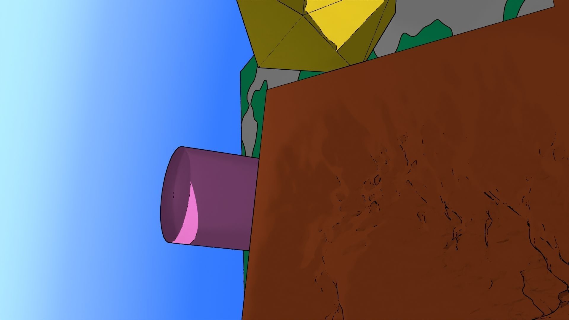 For Anime in Blender - Post Outlines 3D model_13