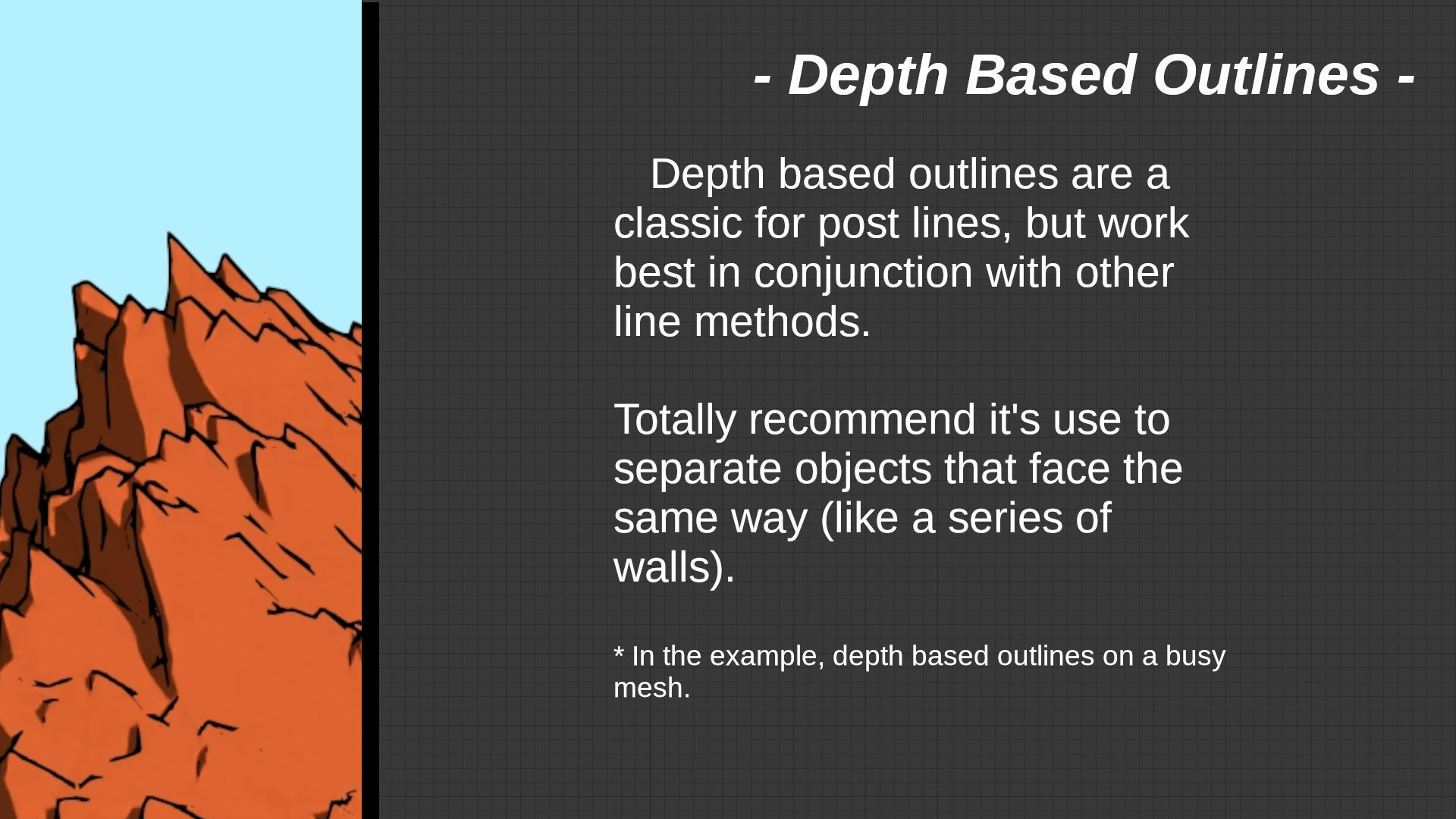 For Anime in Blender - Post Outlines 3D model_7