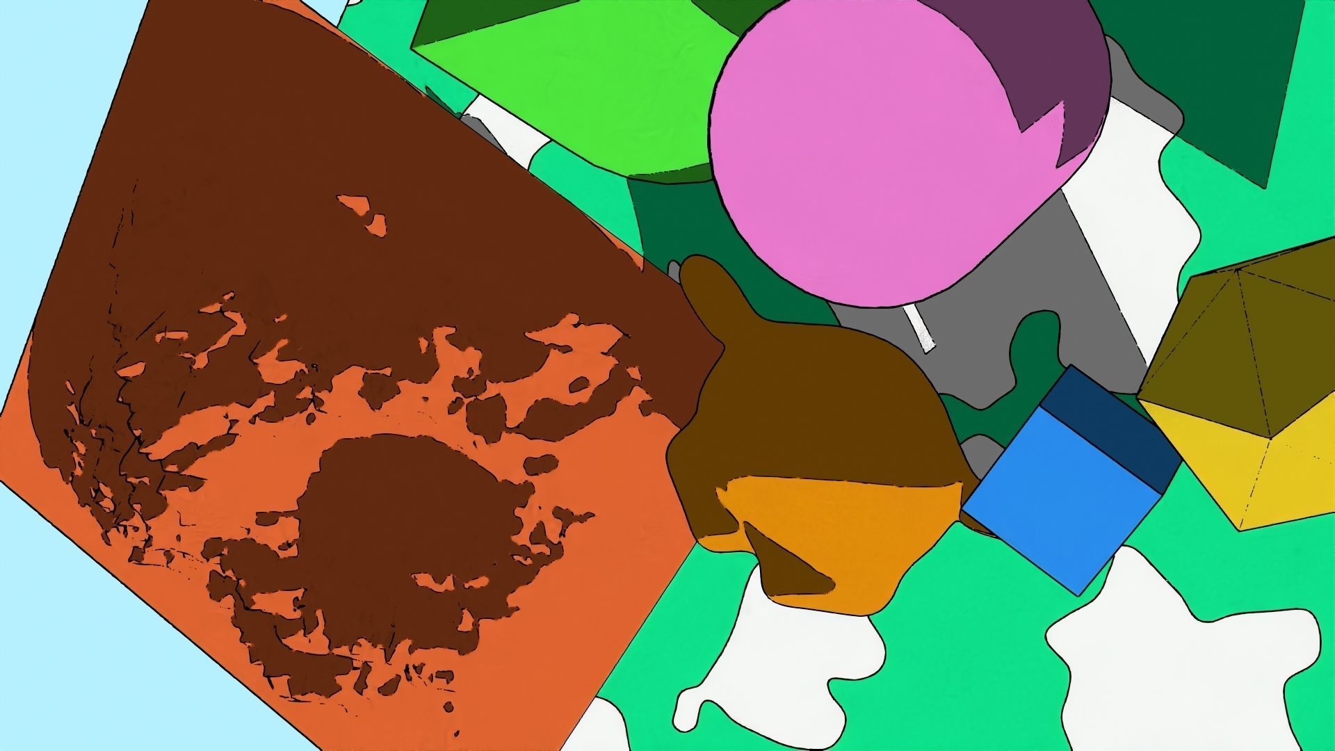 For Anime in Blender - Post Outlines 3D model_21