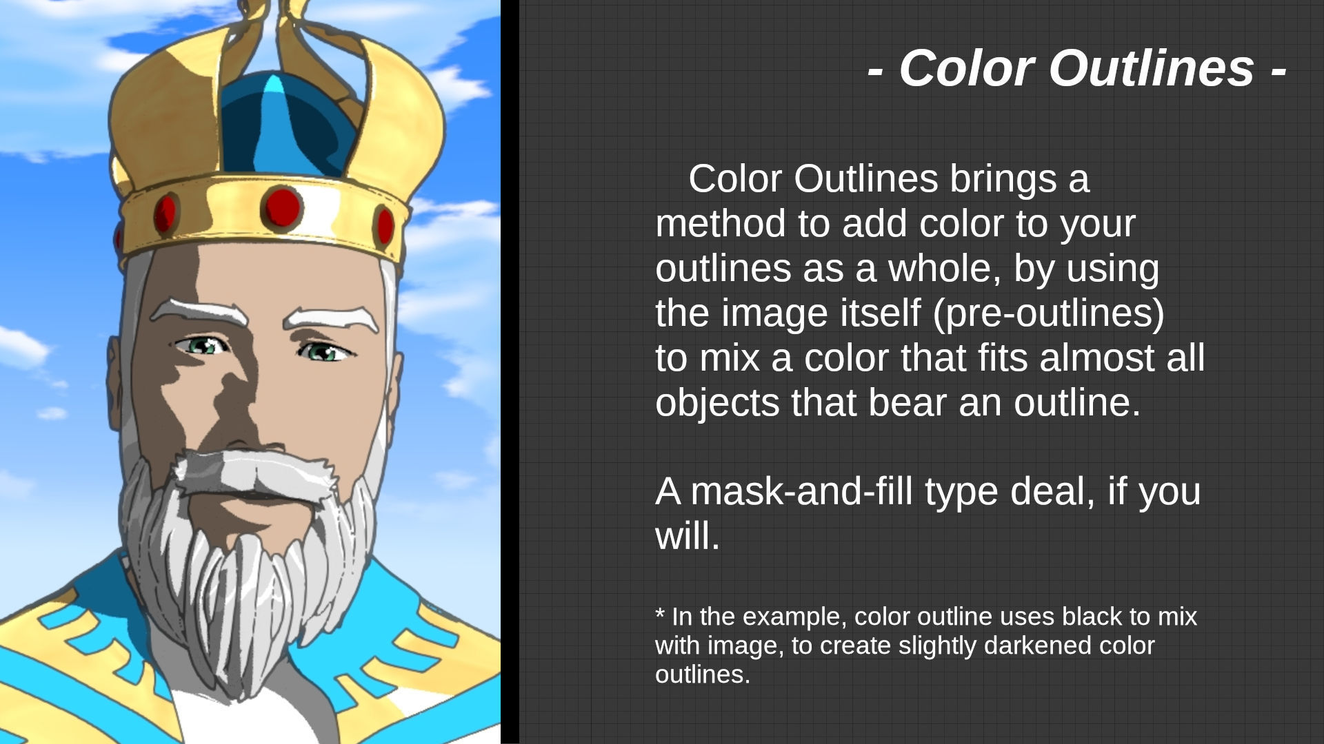 For Anime in Blender - Post Outlines 3D model_5