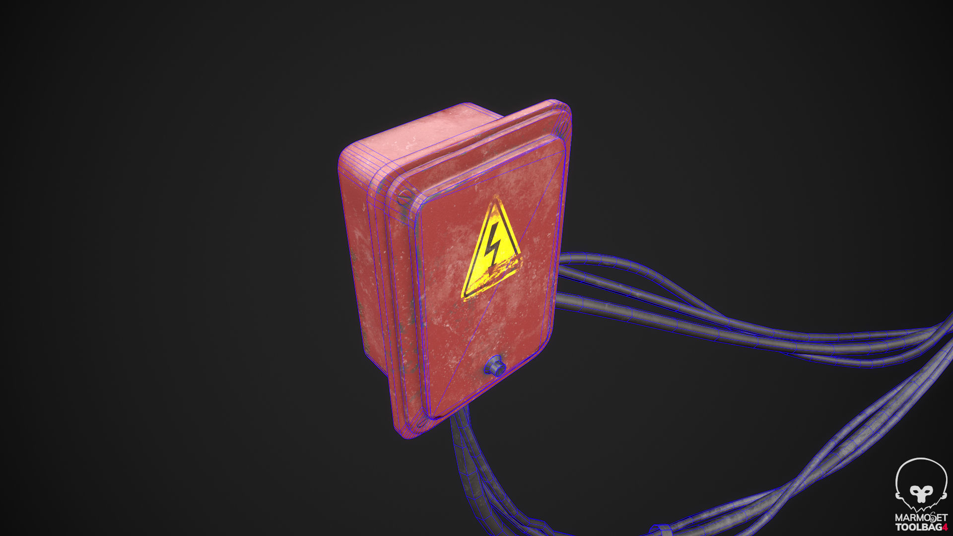 Neon signs Cyberpunk pack PBR Game Ready Low-poly Low-poly 3D model_34