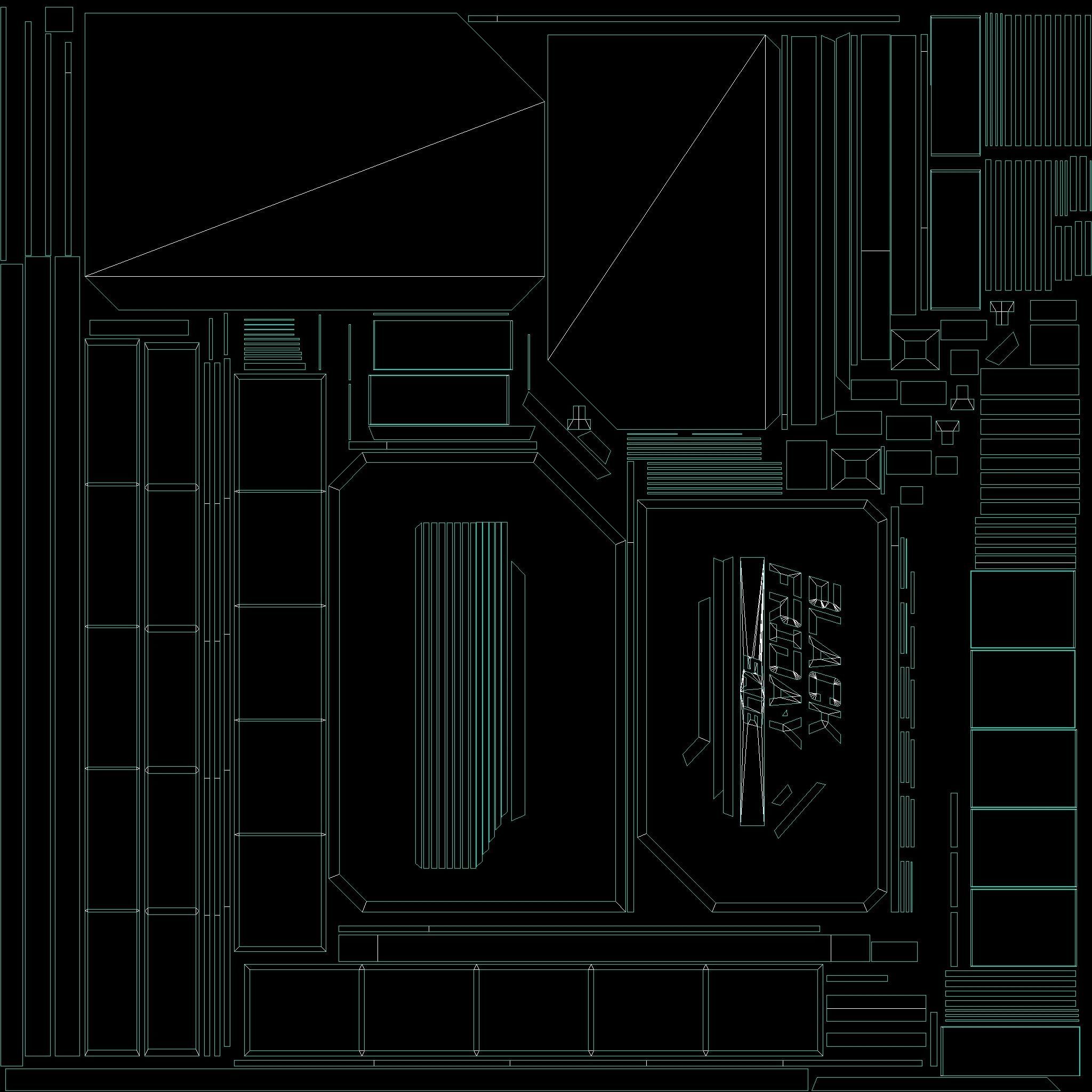 Neon signs Cyberpunk pack PBR Game Ready Low-poly Low-poly 3D model_39