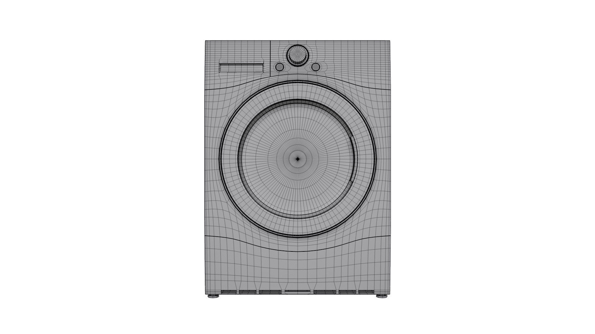 LG Dryer 3D model_10