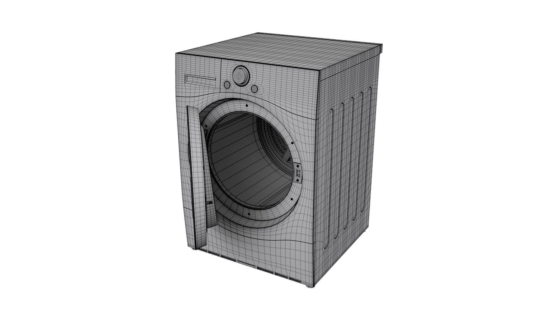 LG Dryer 3D model_9