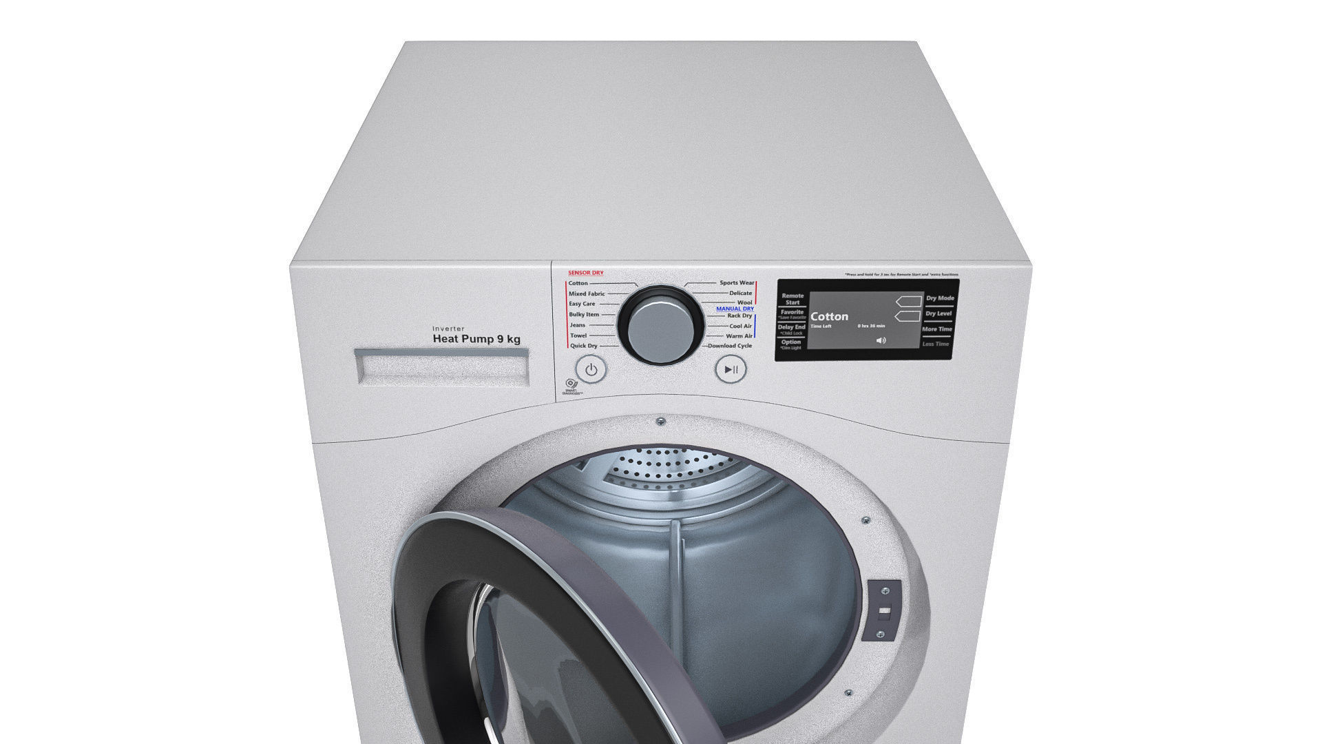 LG Dryer 3D model_3