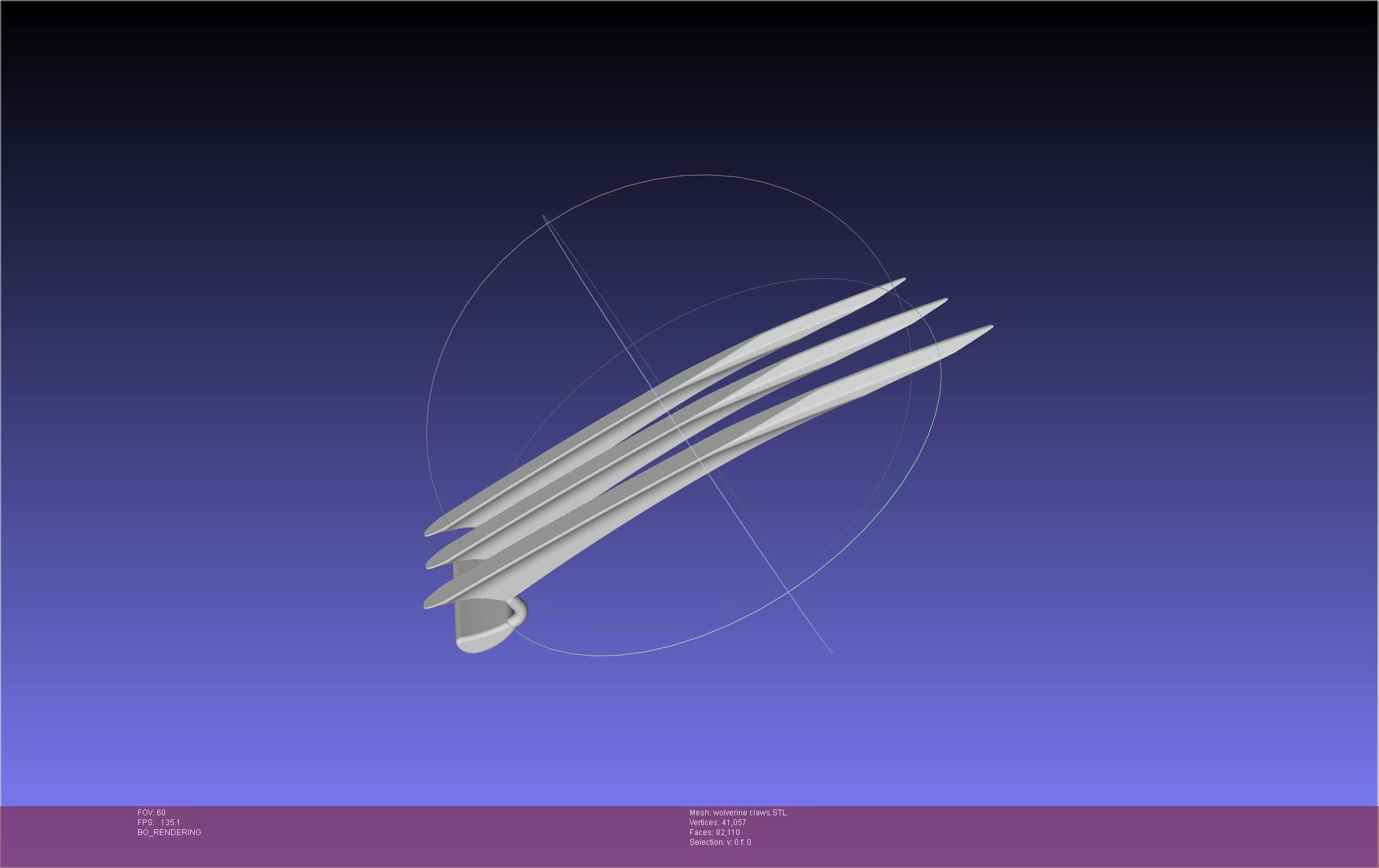 Wolverine Claws 3D print model_3