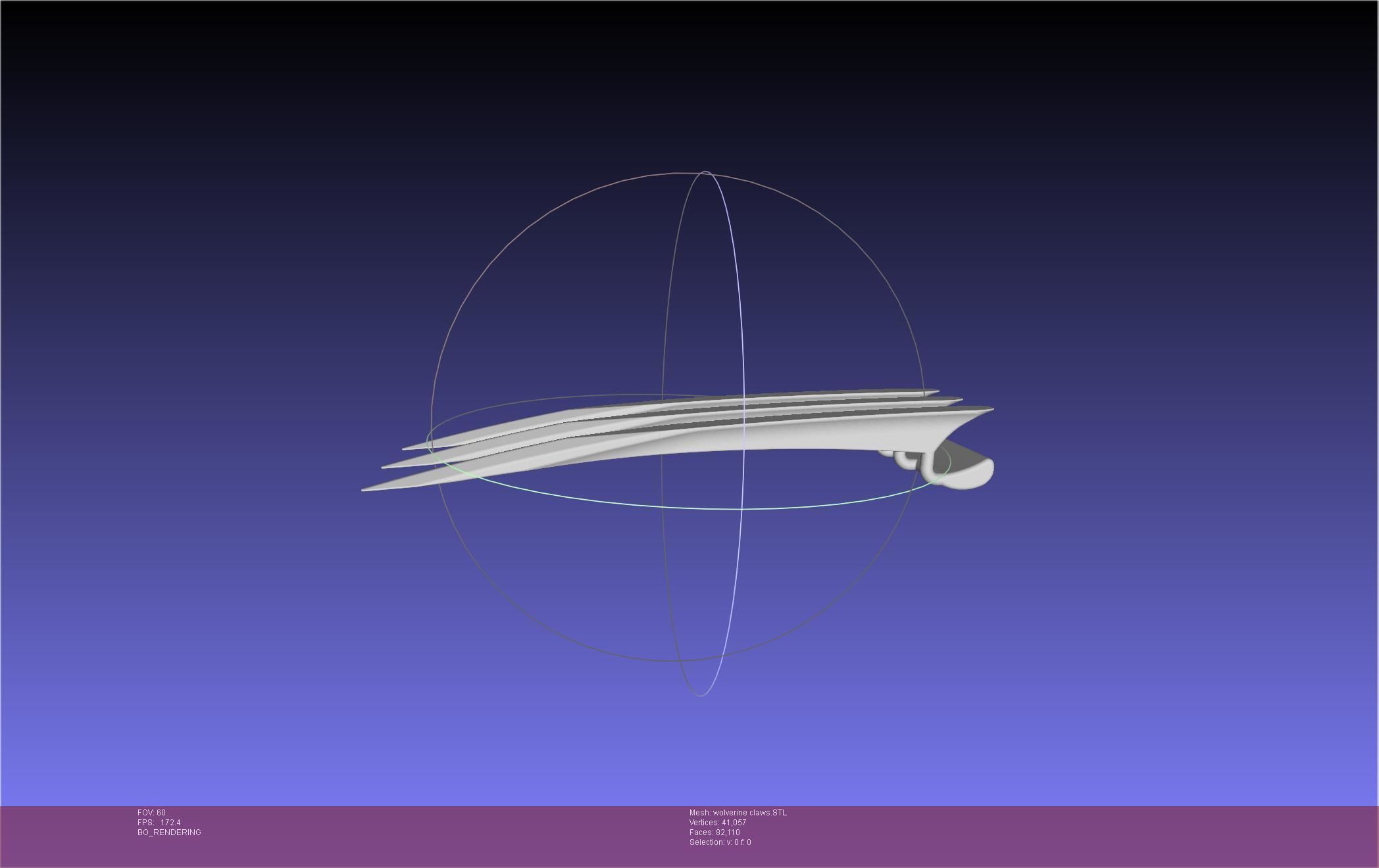 Wolverine Claws 3D print model_6