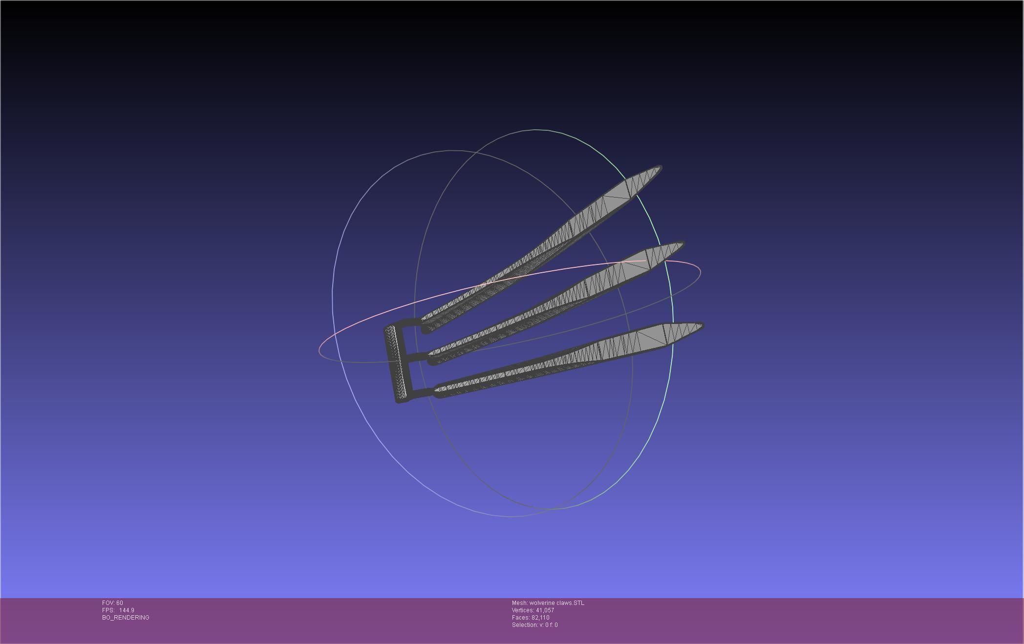 Wolverine Claws 3D print model_21