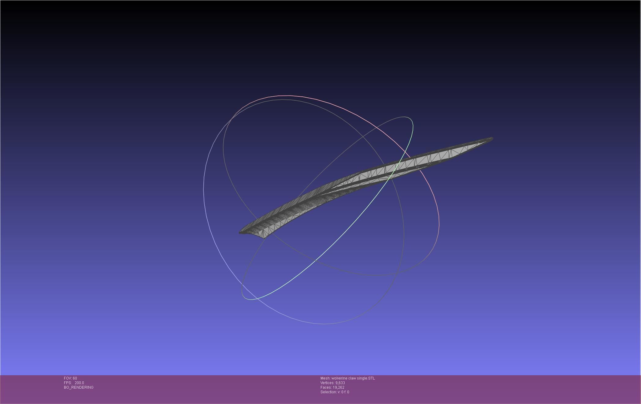 Wolverine Claws 3D print model_46