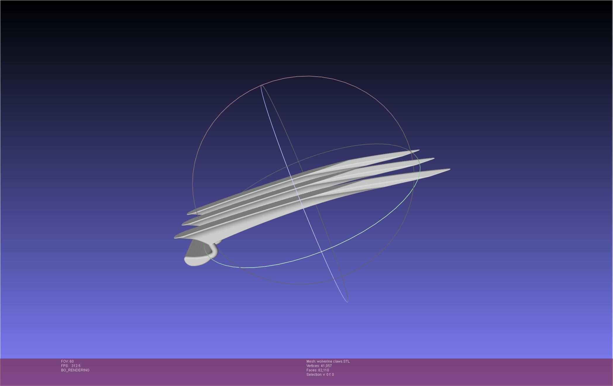 Wolverine Claws 3D print model_8