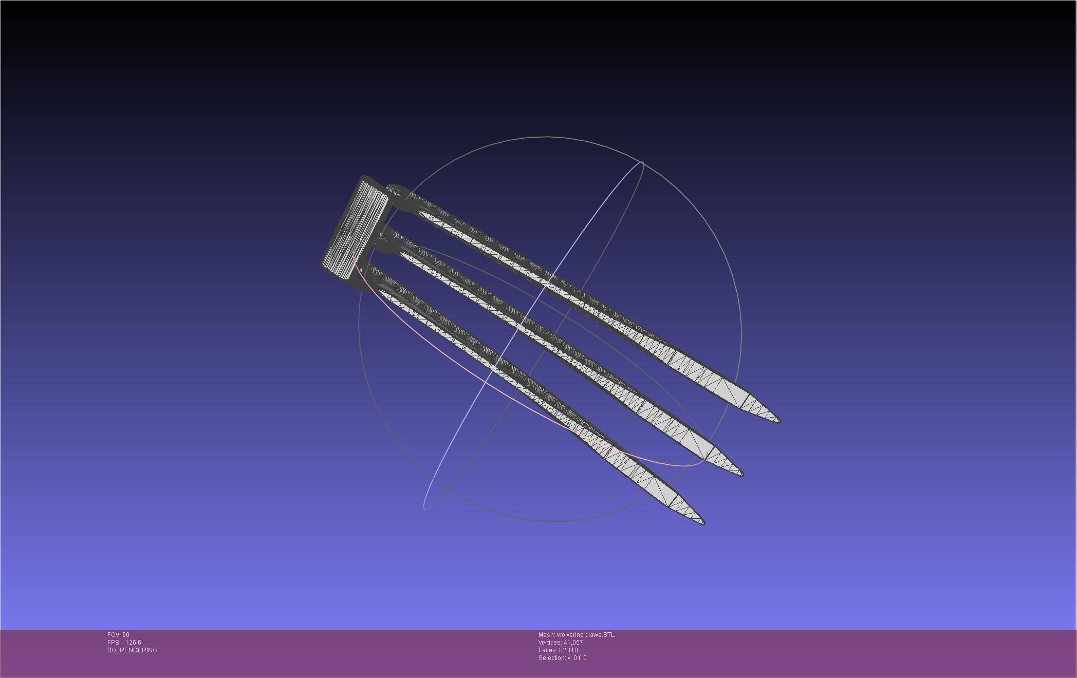 Wolverine Claws 3D print model_17