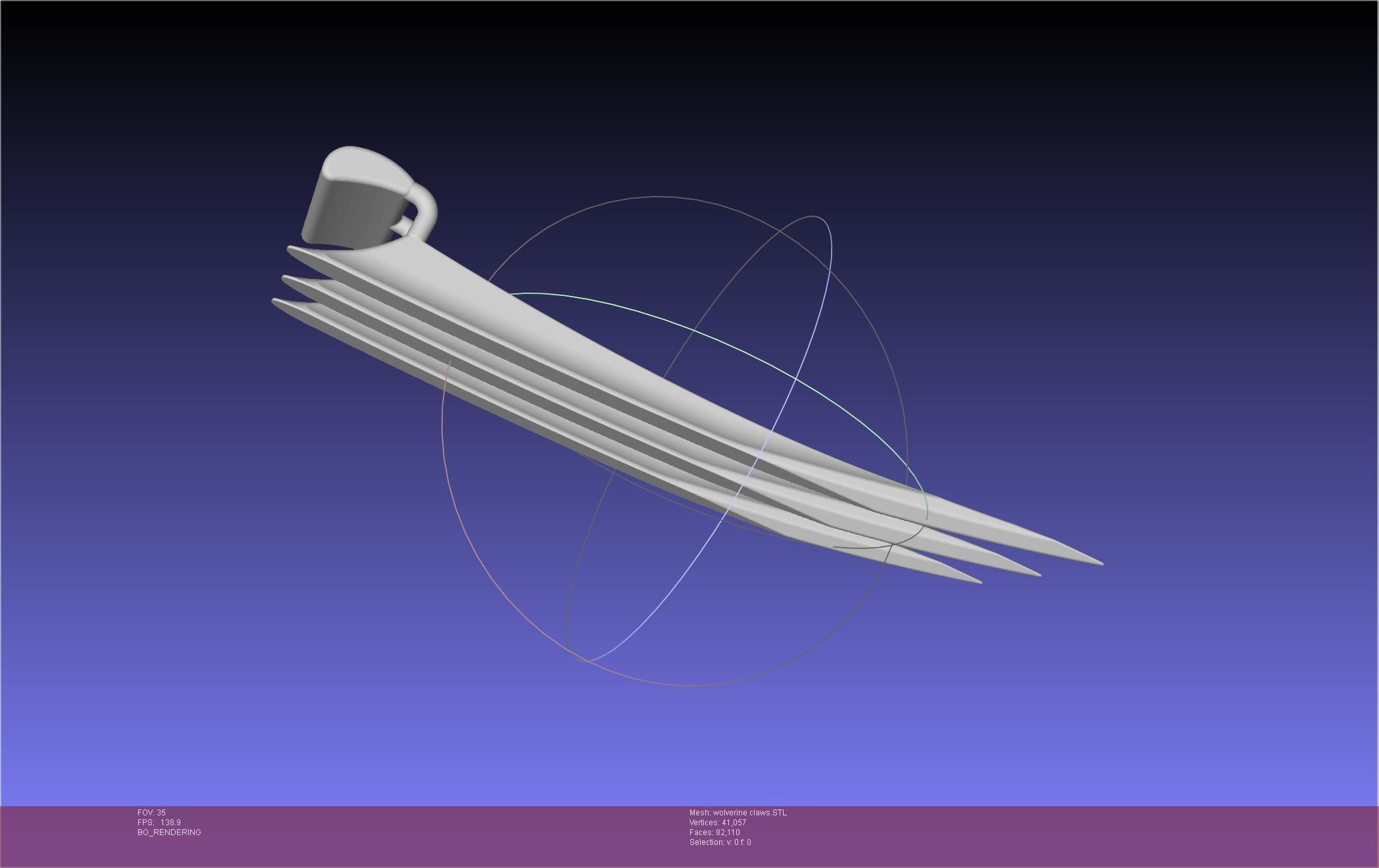 Wolverine Claws 3D print model_34