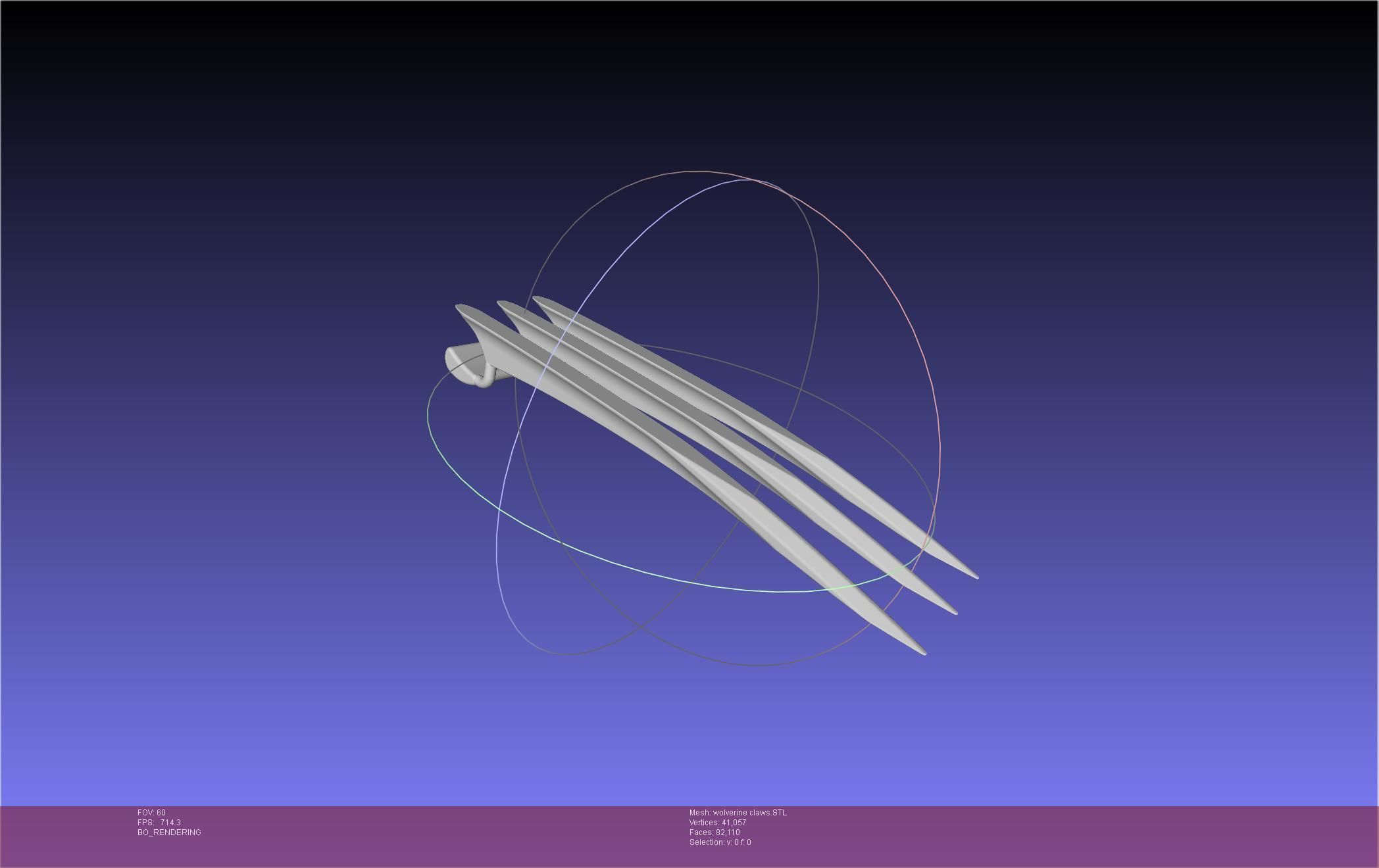 Wolverine Claws 3D print model_9