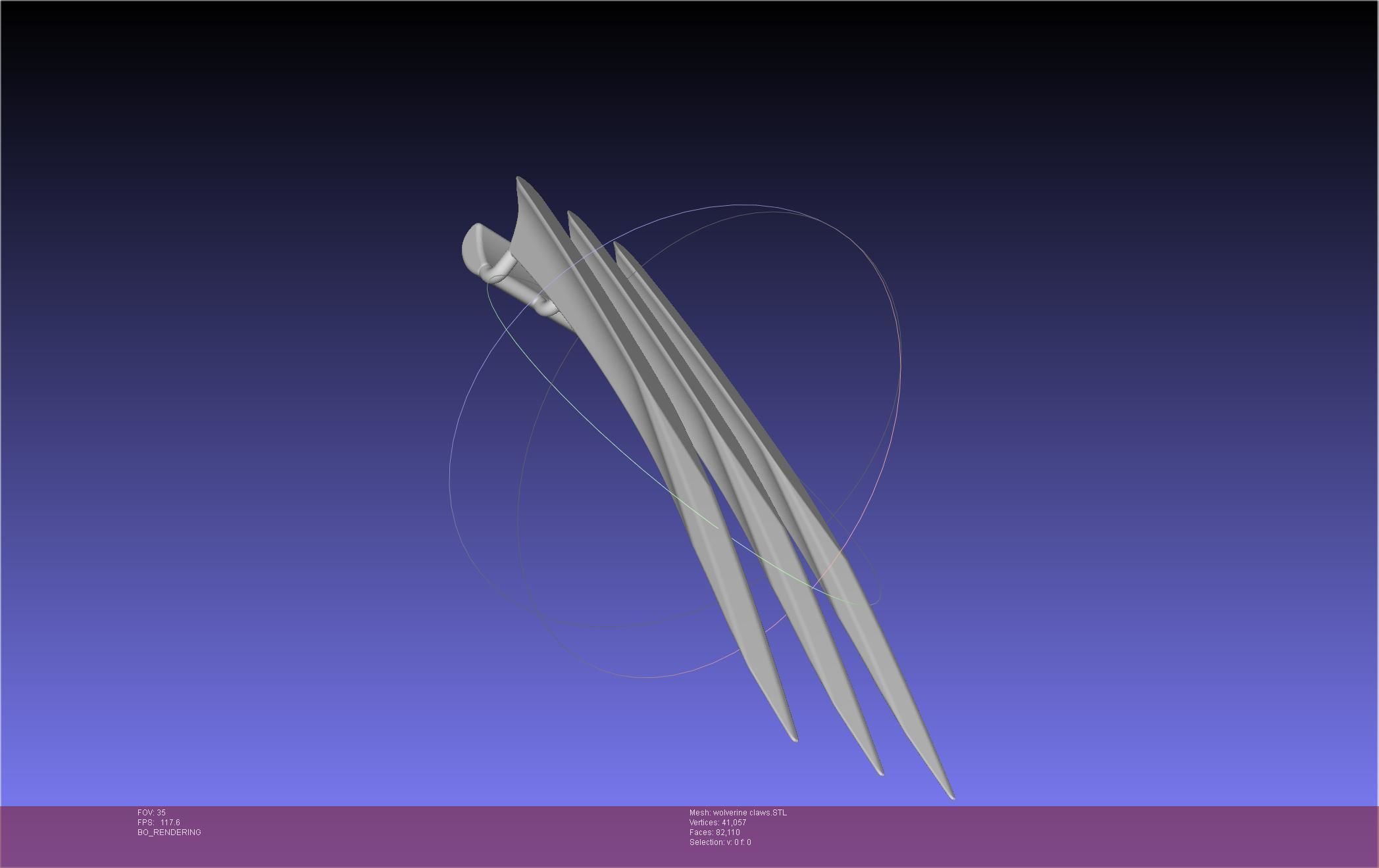 Wolverine Claws 3D print model_36