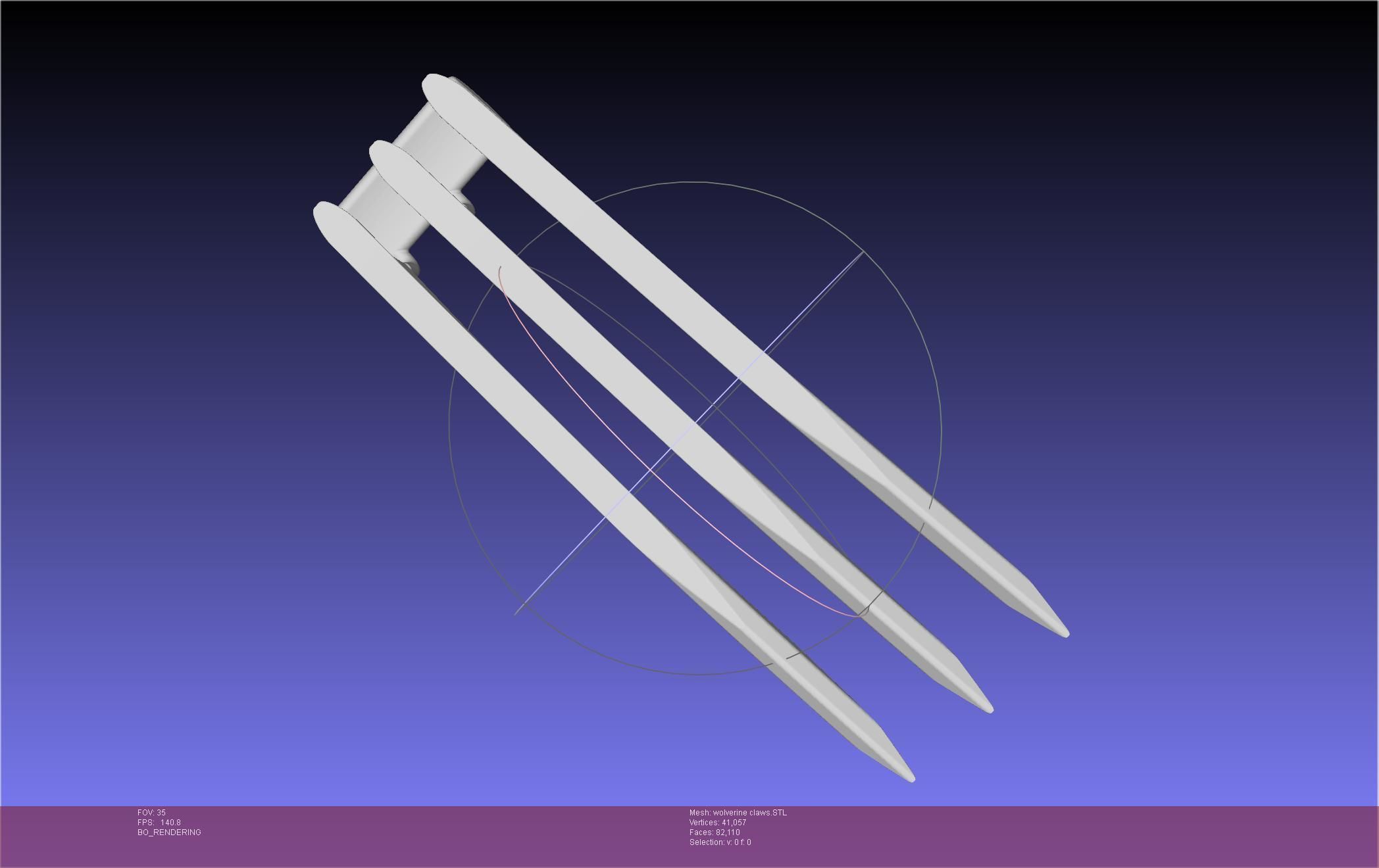 Wolverine Claws 3D print model_35