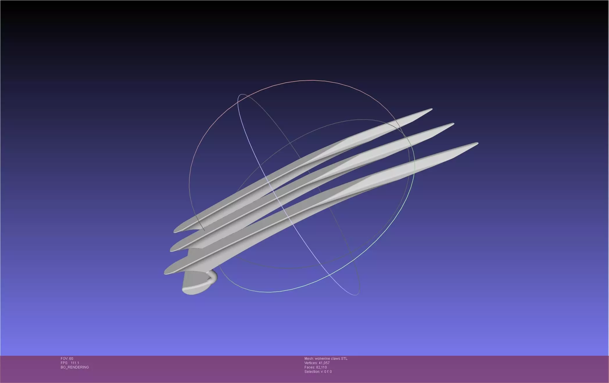 Wolverine Claws 3D print model_0