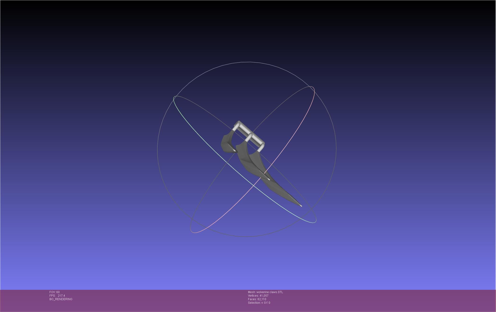 Wolverine Claws 3D print model_13