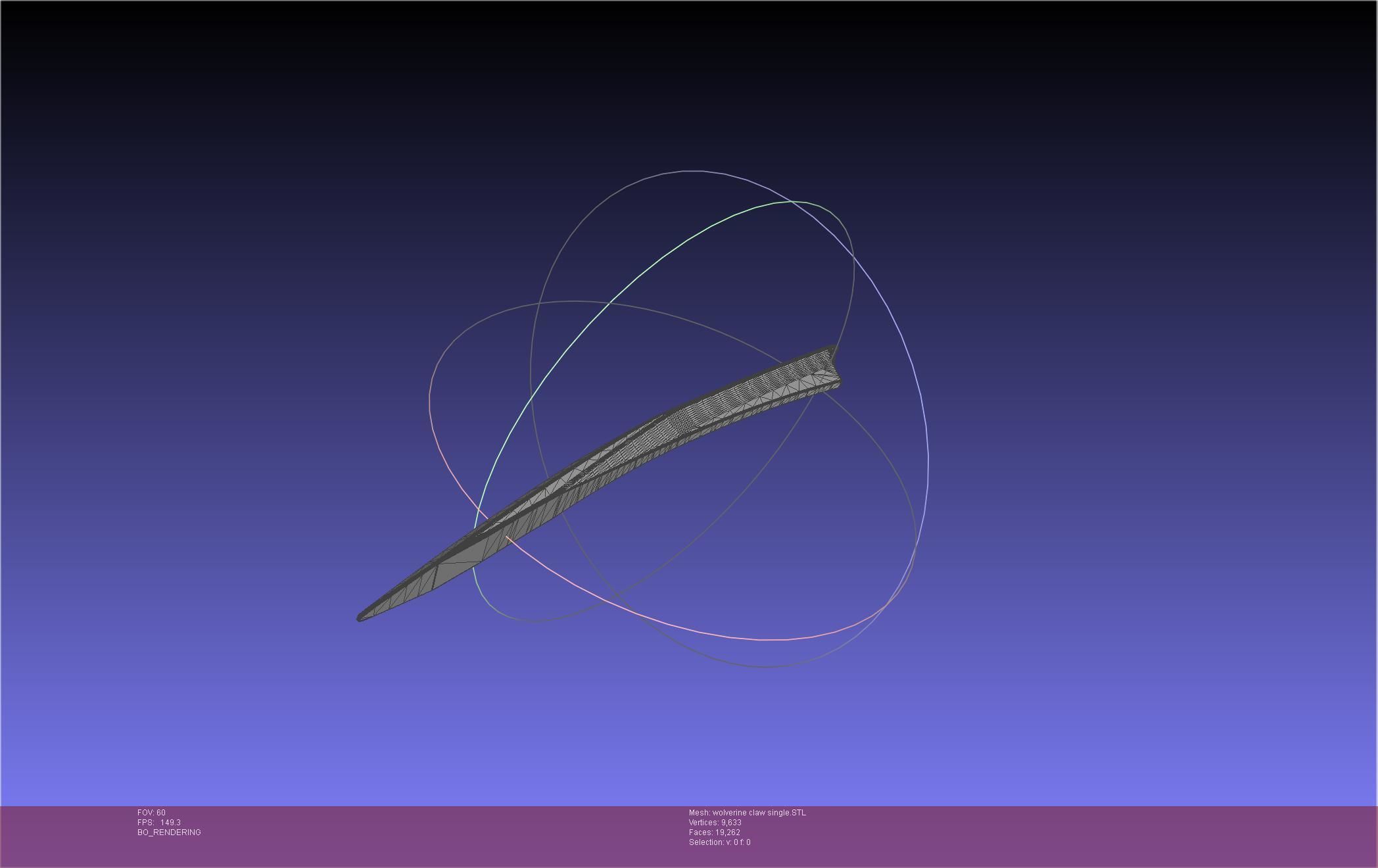 Wolverine Claws 3D print model_44