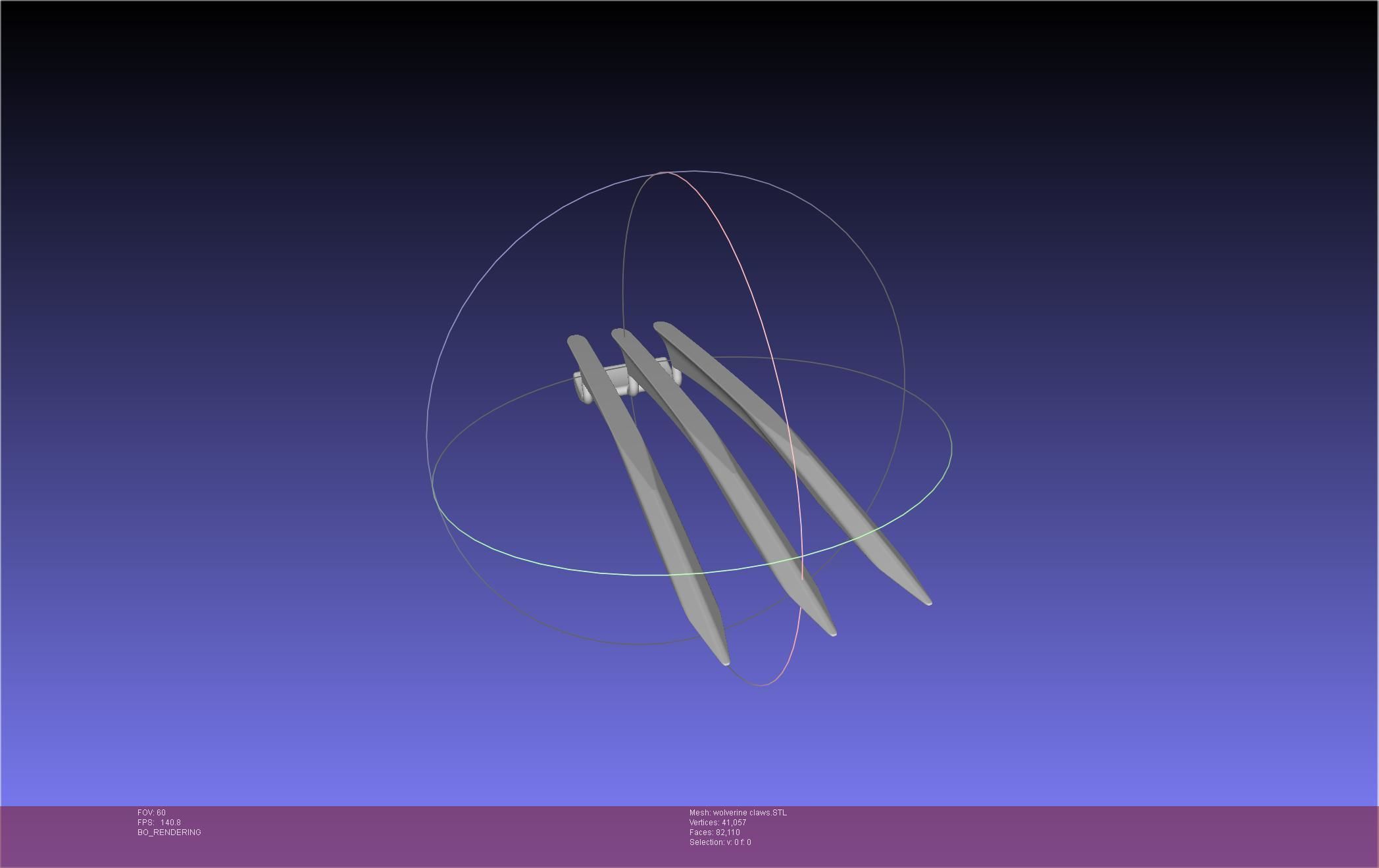 Wolverine Claws 3D print model_2