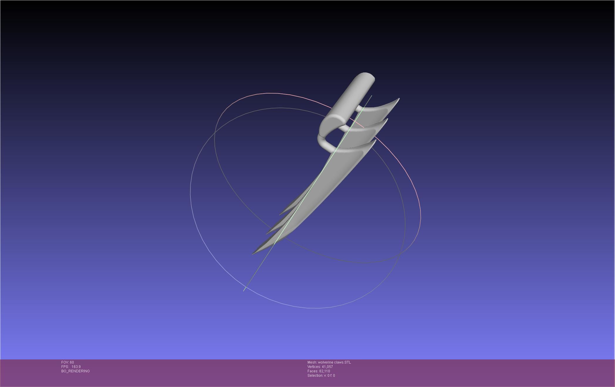 Wolverine Claws 3D print model_12