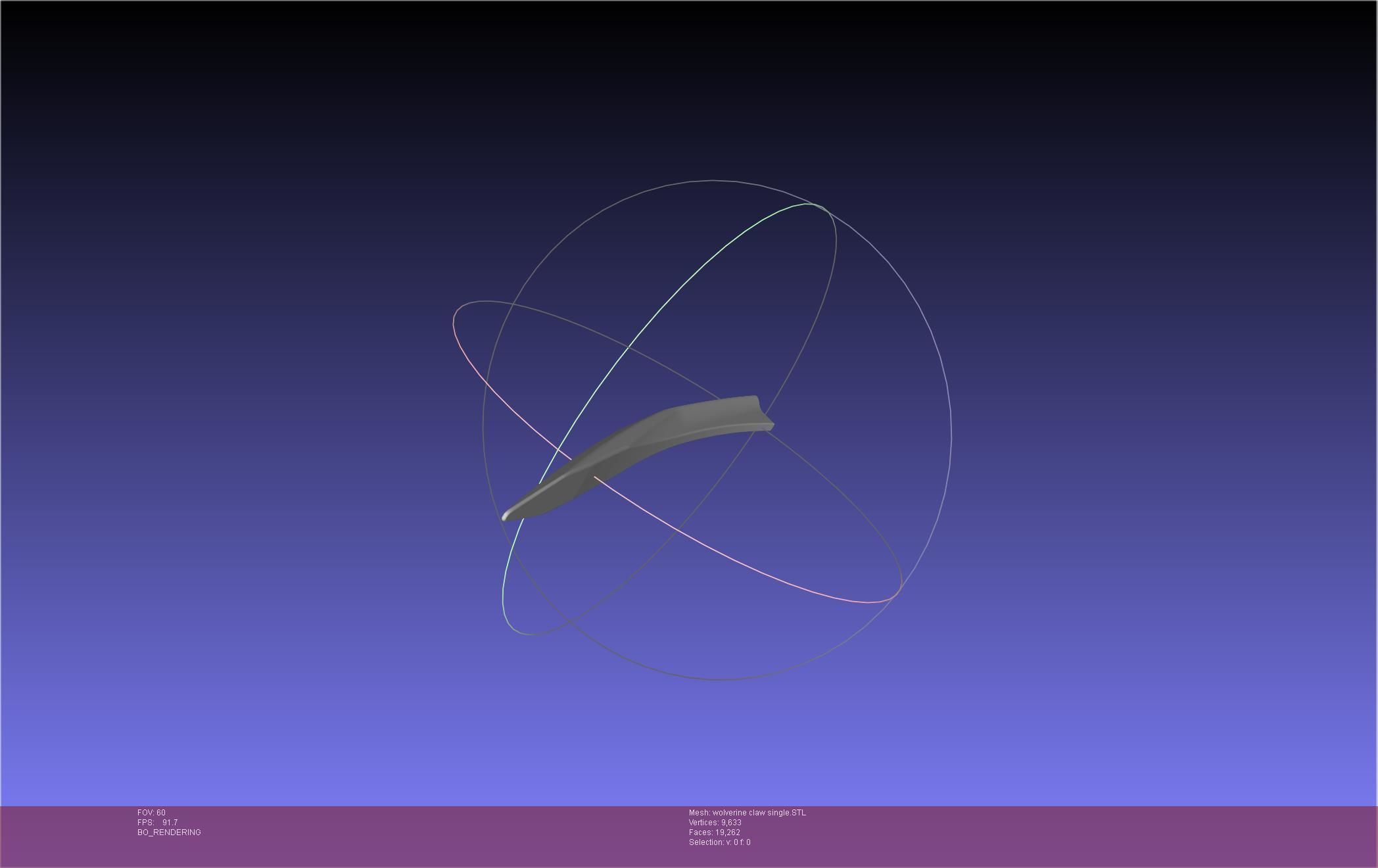 Wolverine Claws 3D print model_43