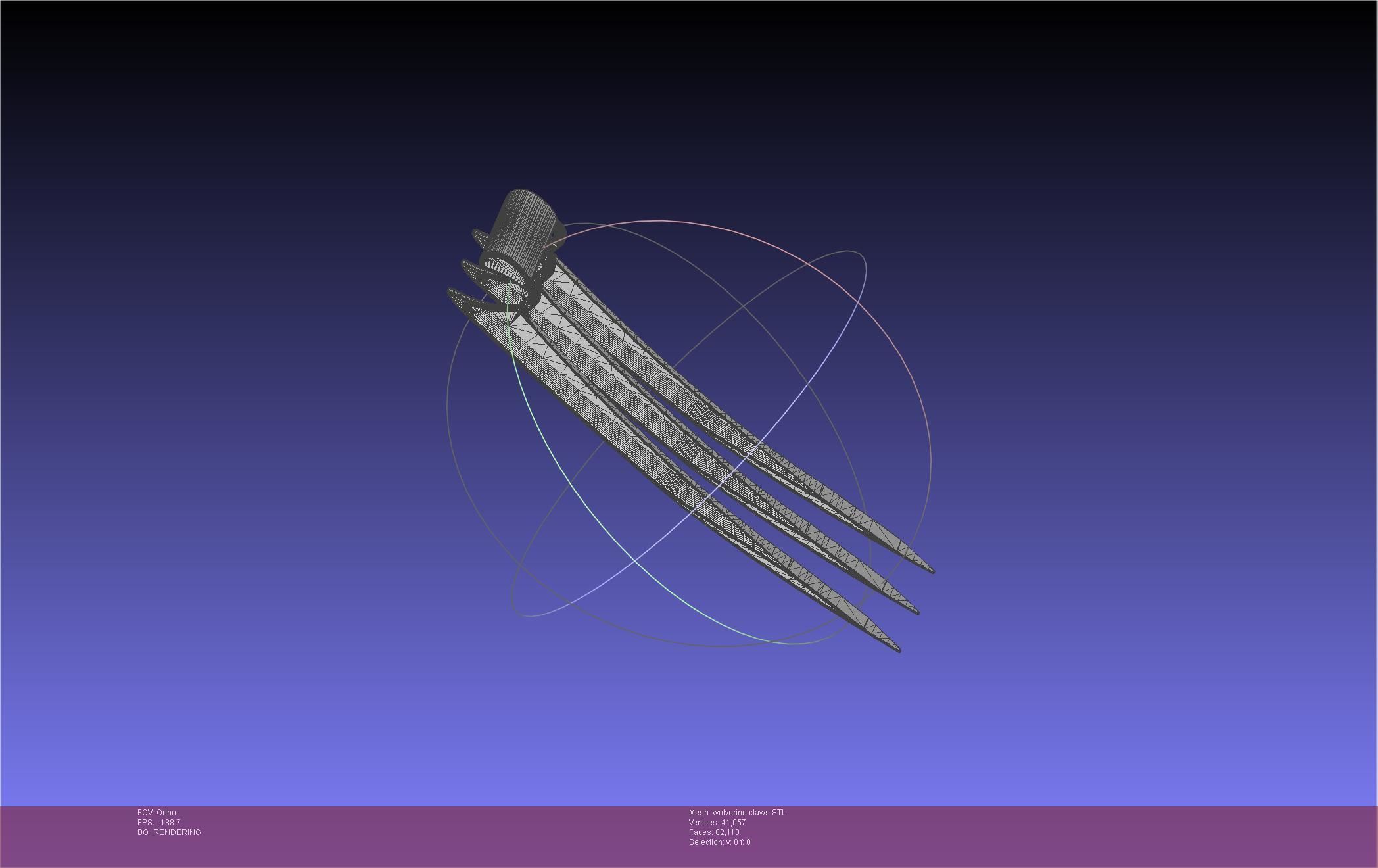 Wolverine Claws 3D print model_22