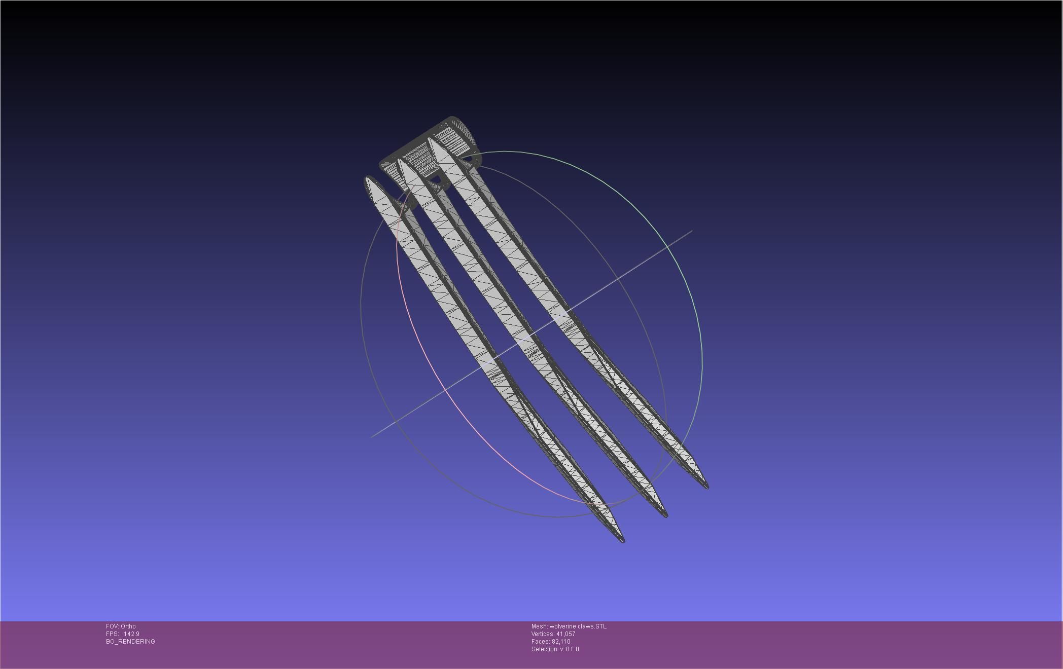 Wolverine Claws 3D print model_23