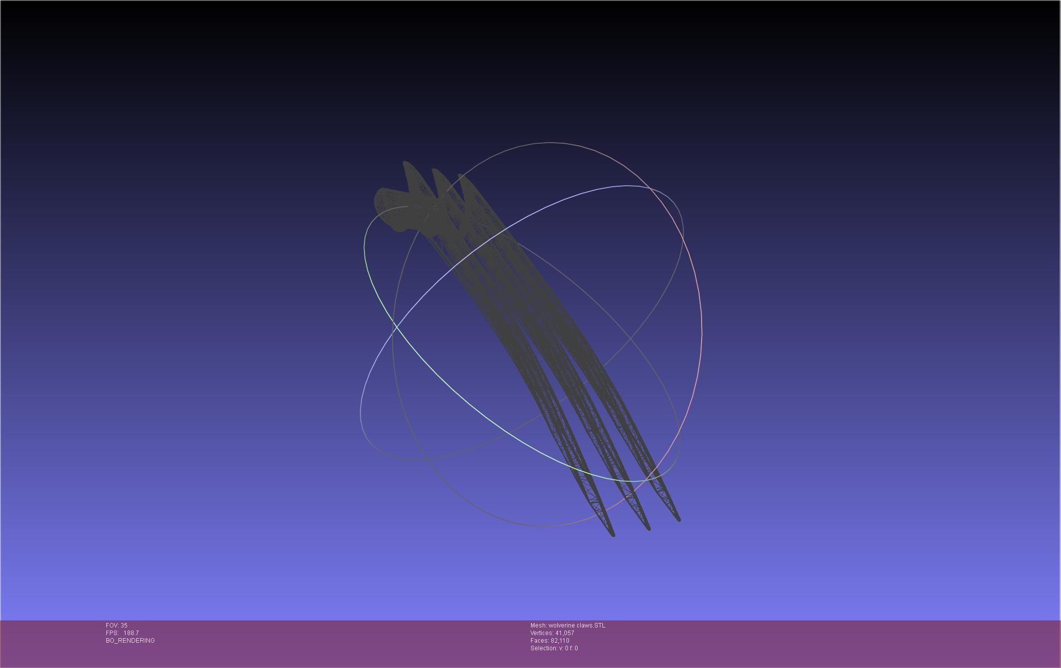 Wolverine Claws 3D print model_26