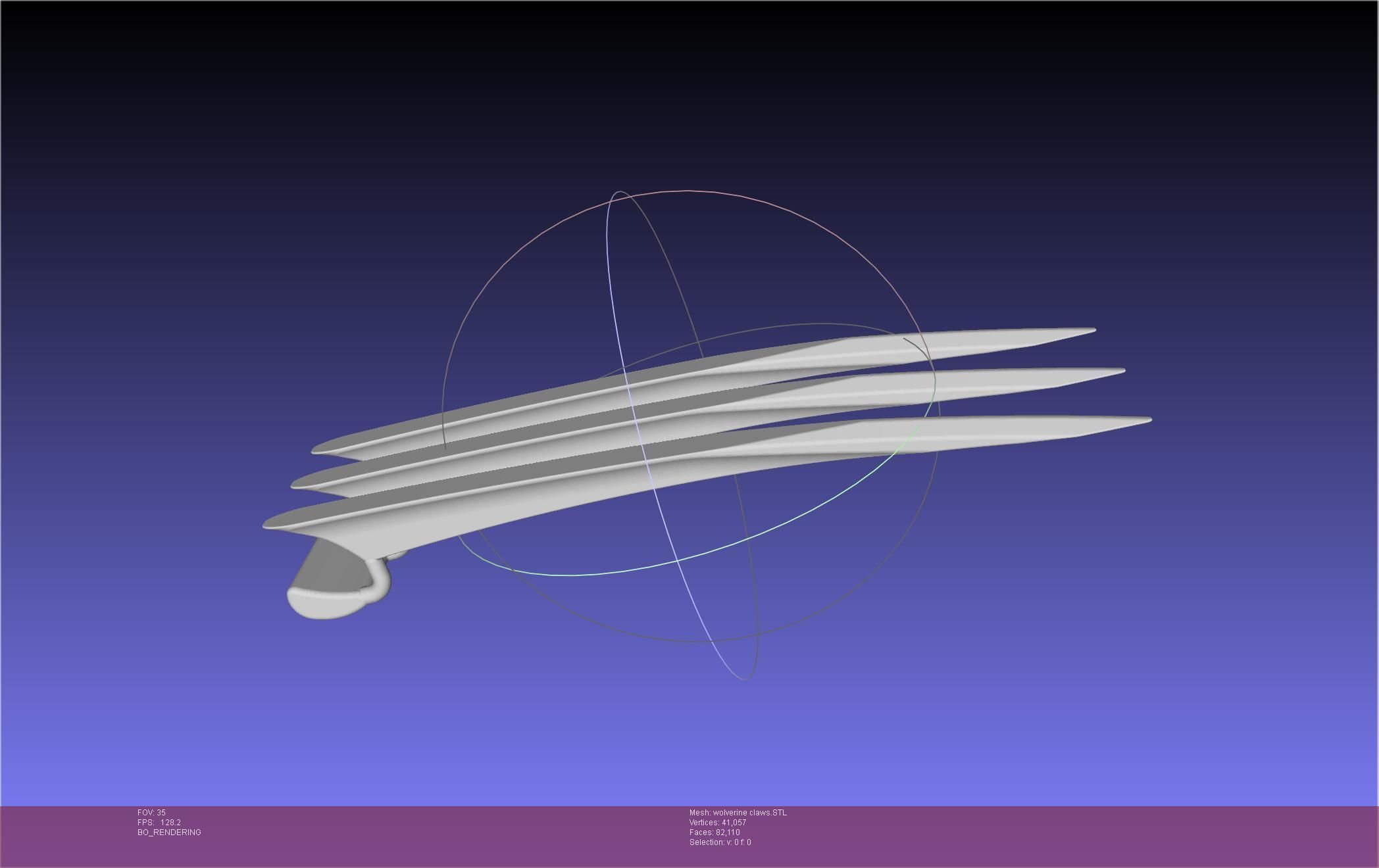 Wolverine Claws 3D print model_38