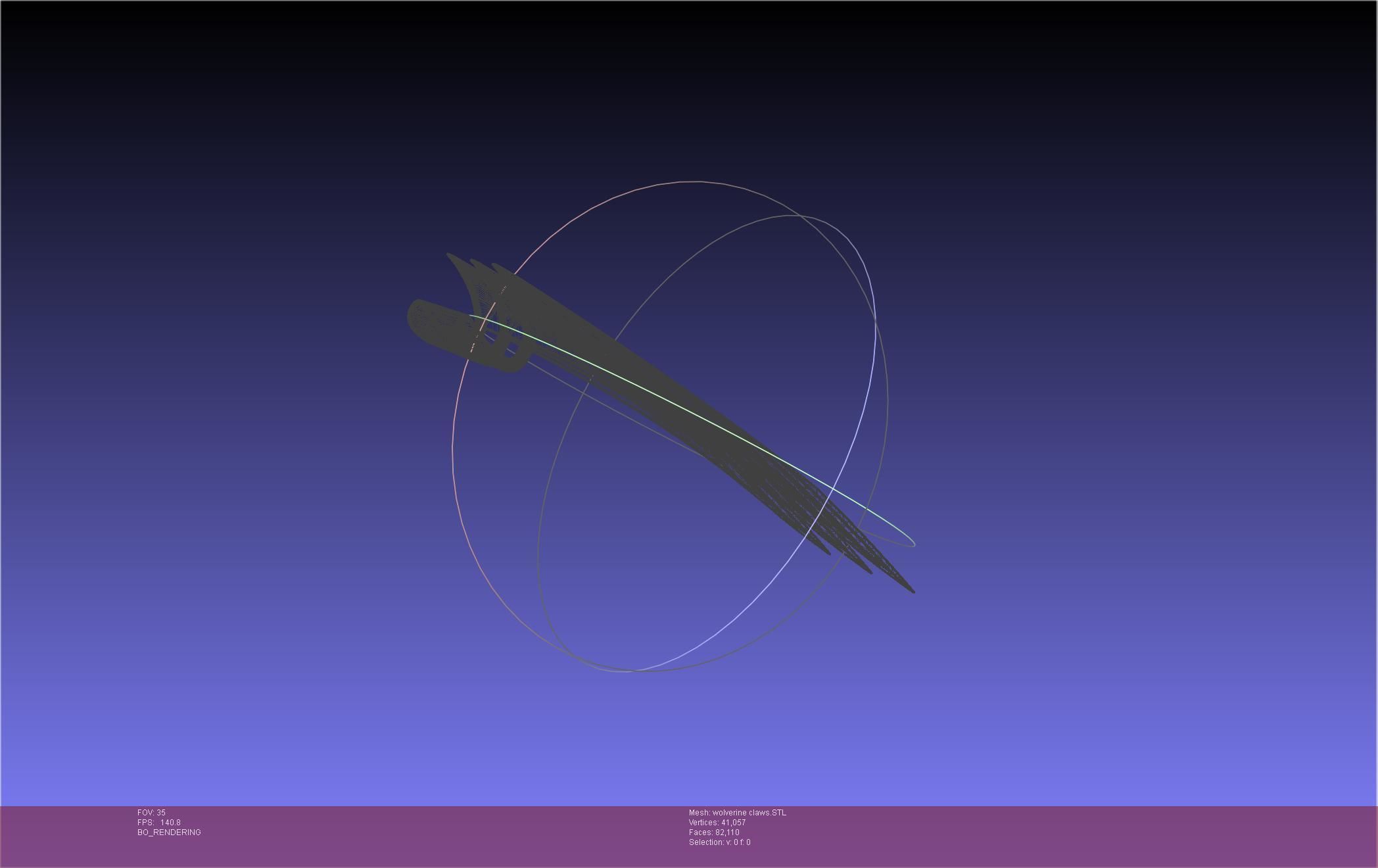 Wolverine Claws 3D print model_27