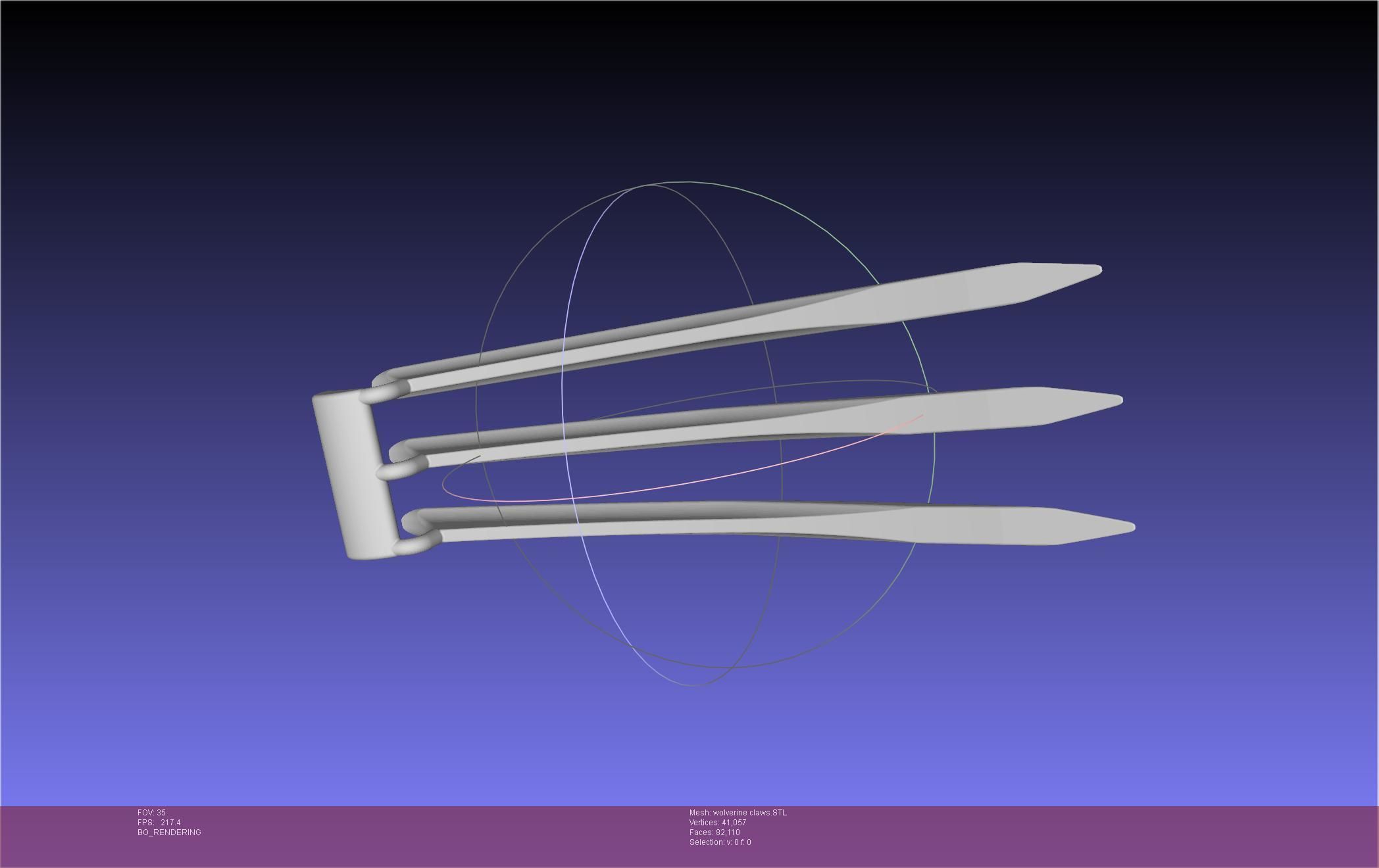 Wolverine Claws 3D print model_32
