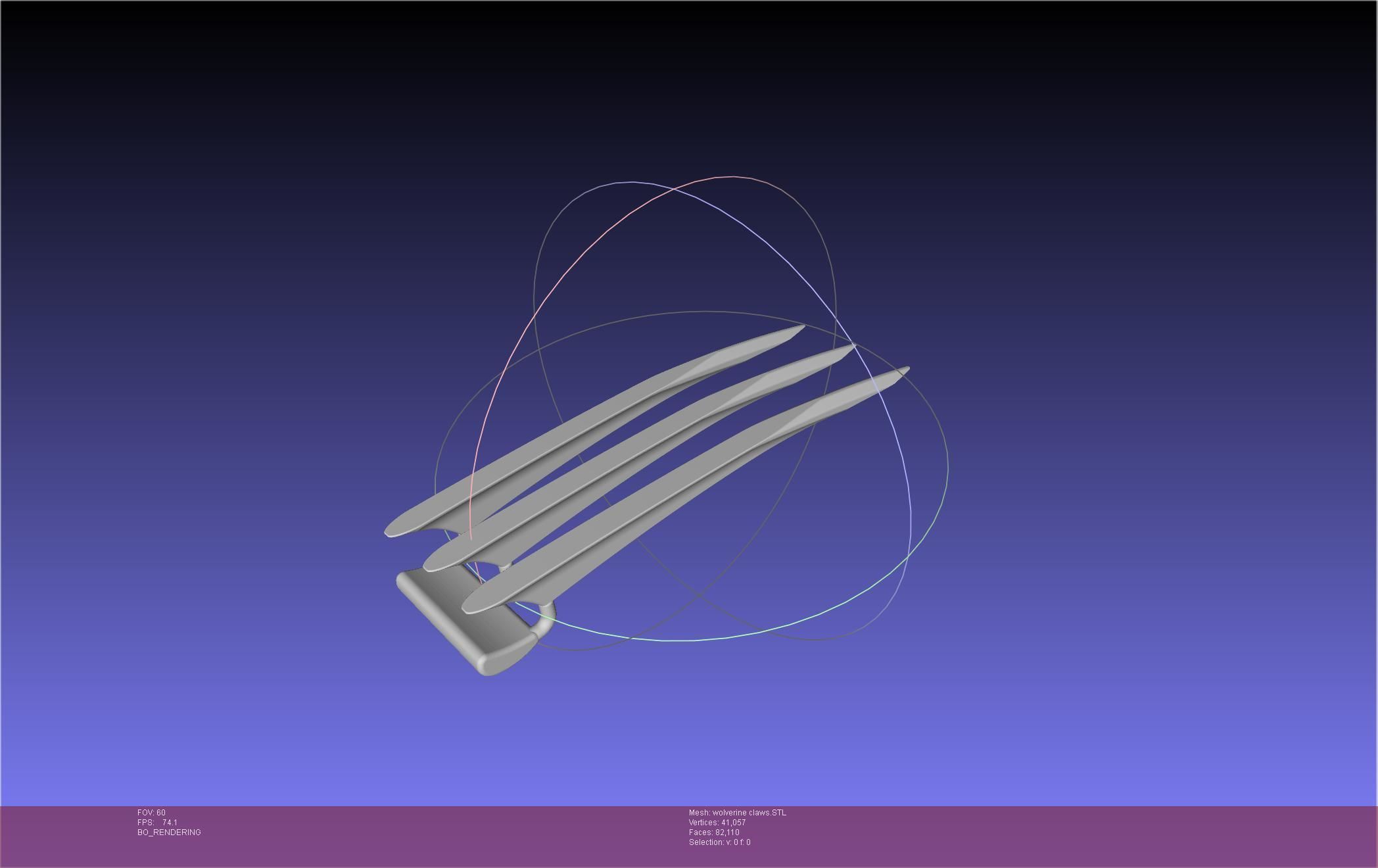 Wolverine Claws 3D print model_4