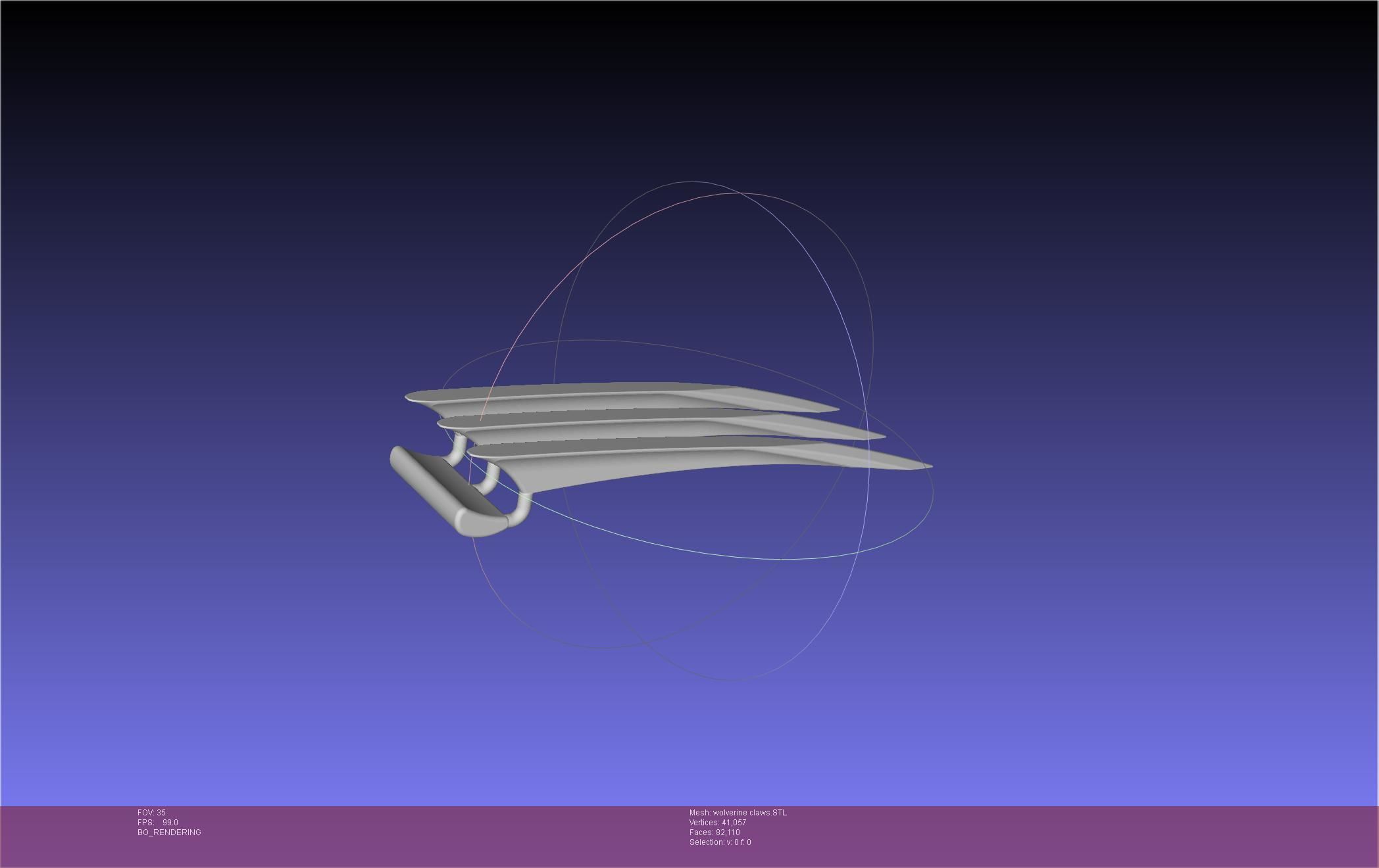 Wolverine Claws 3D print model_28