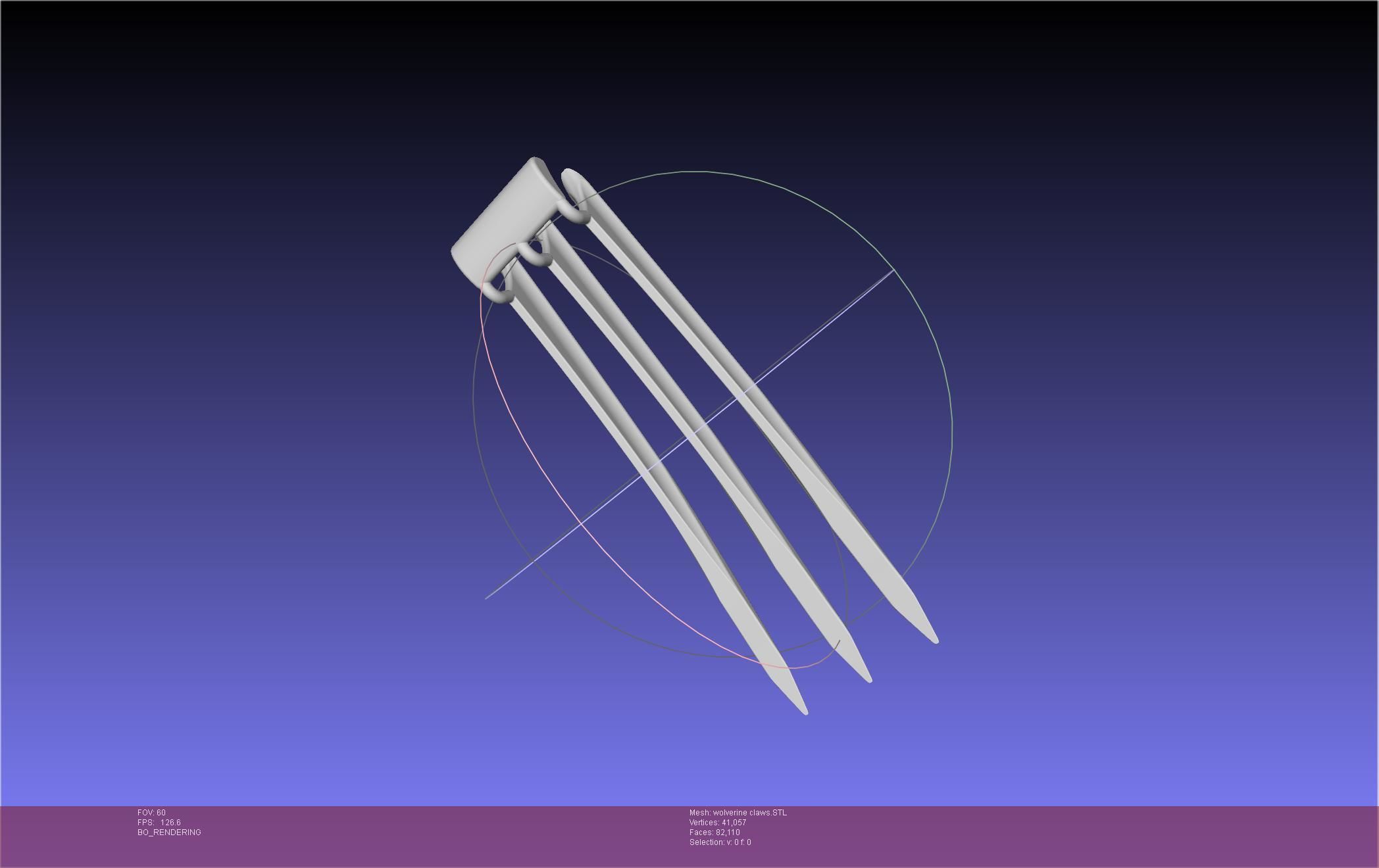 Wolverine Claws 3D print model_10