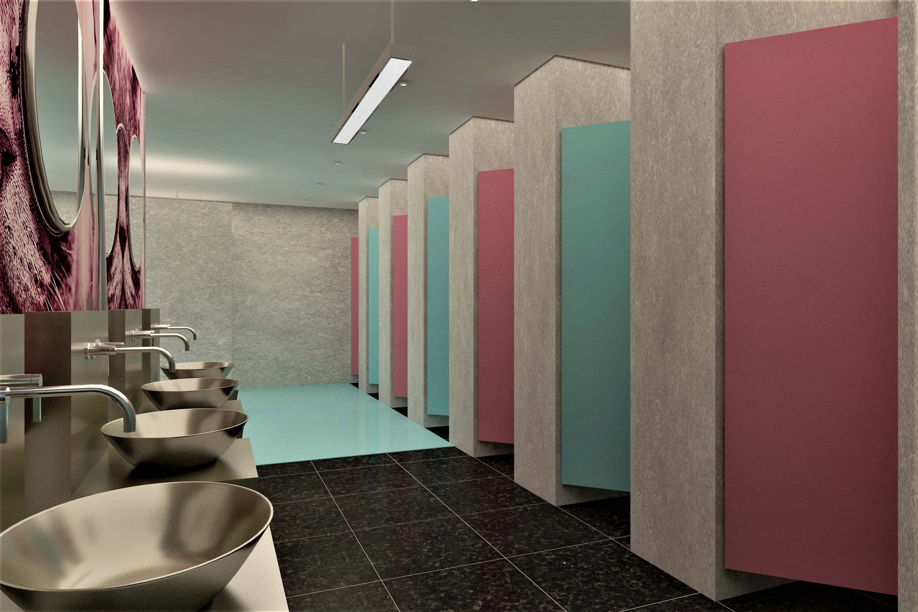 washroom 3D model_3