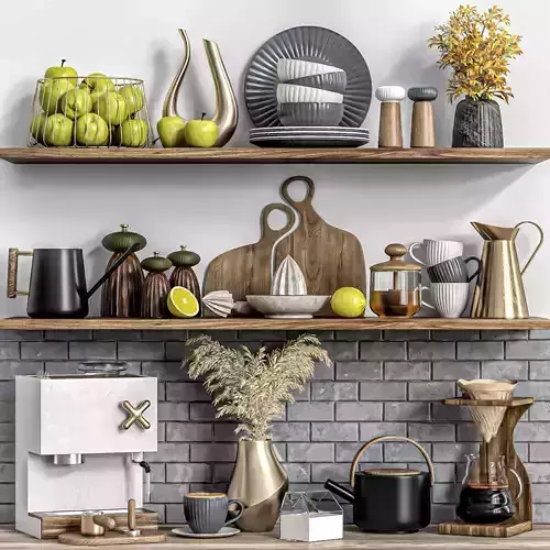 Kitchen Set 02-Coffe Set