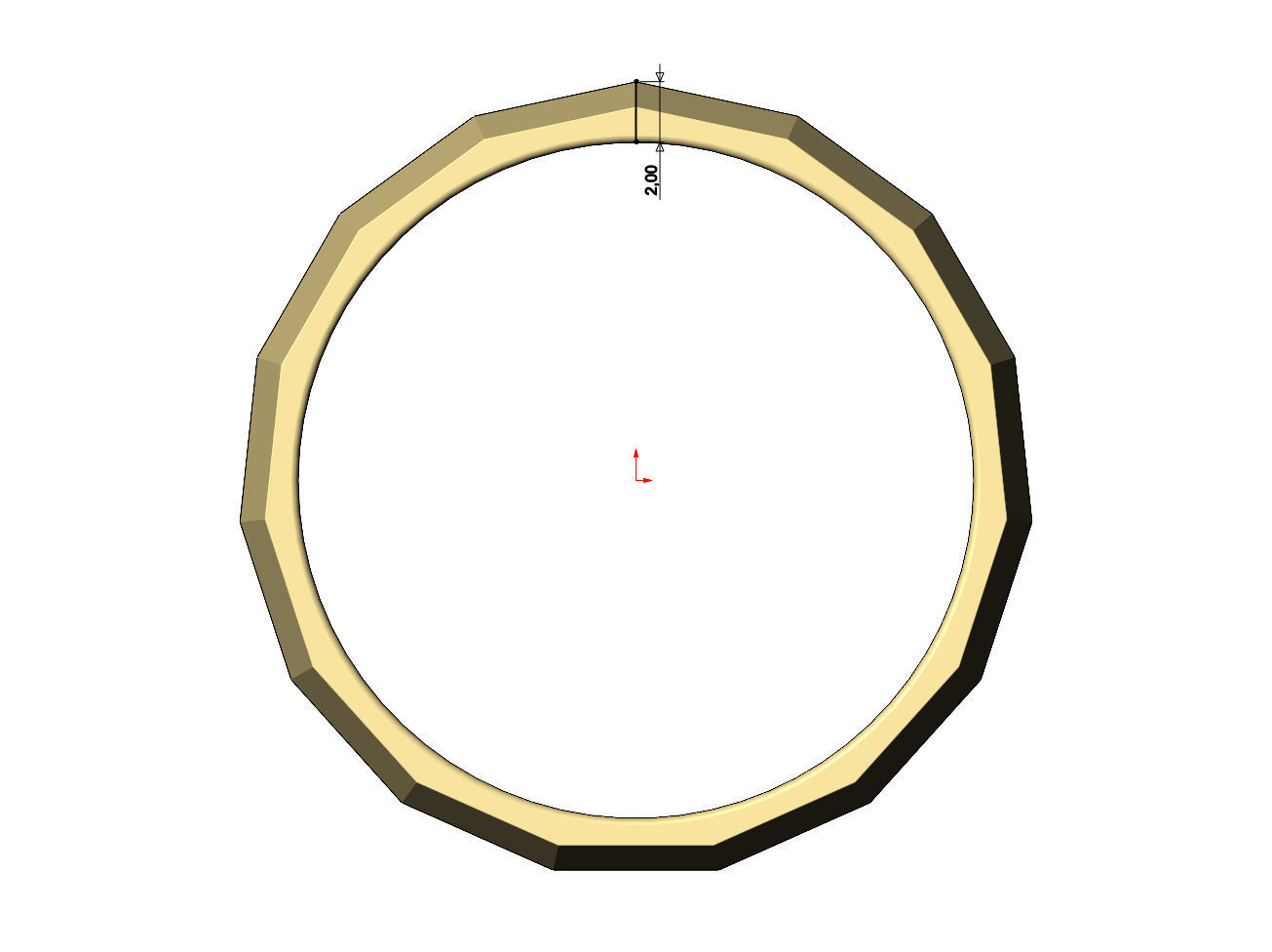 Faceted triangular fashion band US sizes 5to13 3D print model_5