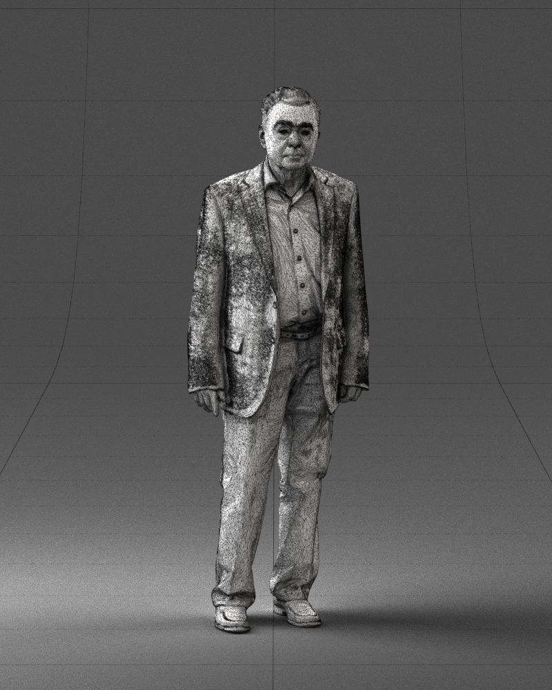 Old man 0049 3D model_5