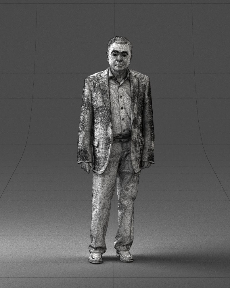 Old man 0049 3D model_38