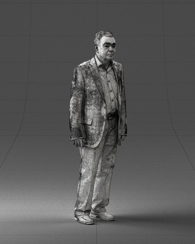 Old man 0049 3D model_8