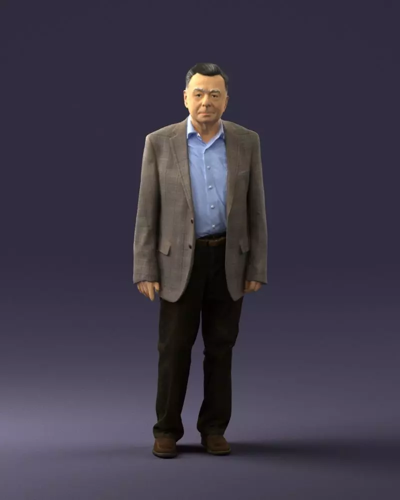 Old man 0049 3D model_0